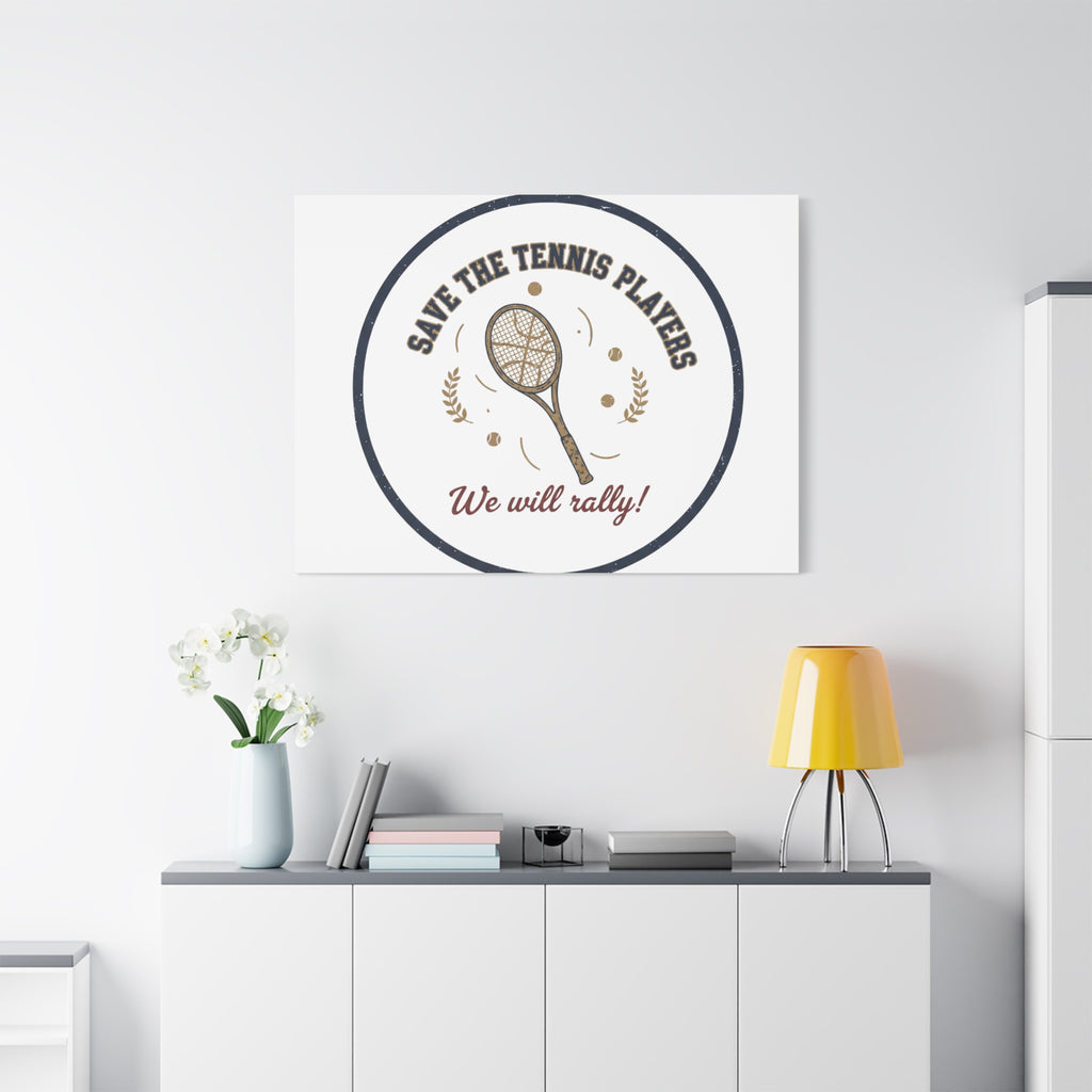 Save the Tennis Players Canvas | Tennis vs Pickleball Meme, Racquet Sport Humor