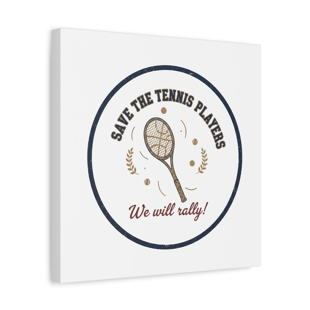 Save the Tennis Players Canvas | Tennis vs Pickleball Meme, Racquet Sport Humor