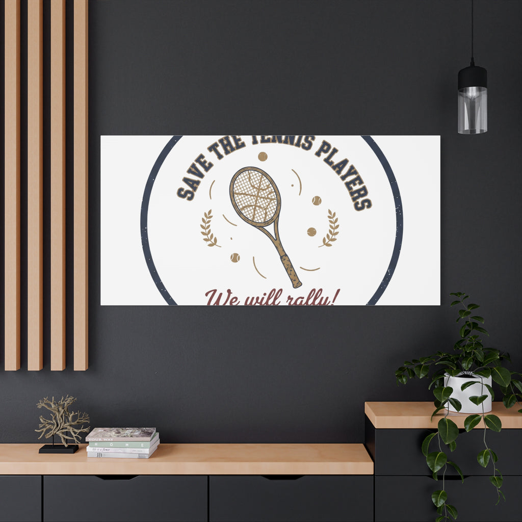 Save the Tennis Players Canvas | Tennis vs Pickleball Meme, Racquet Sport Humor