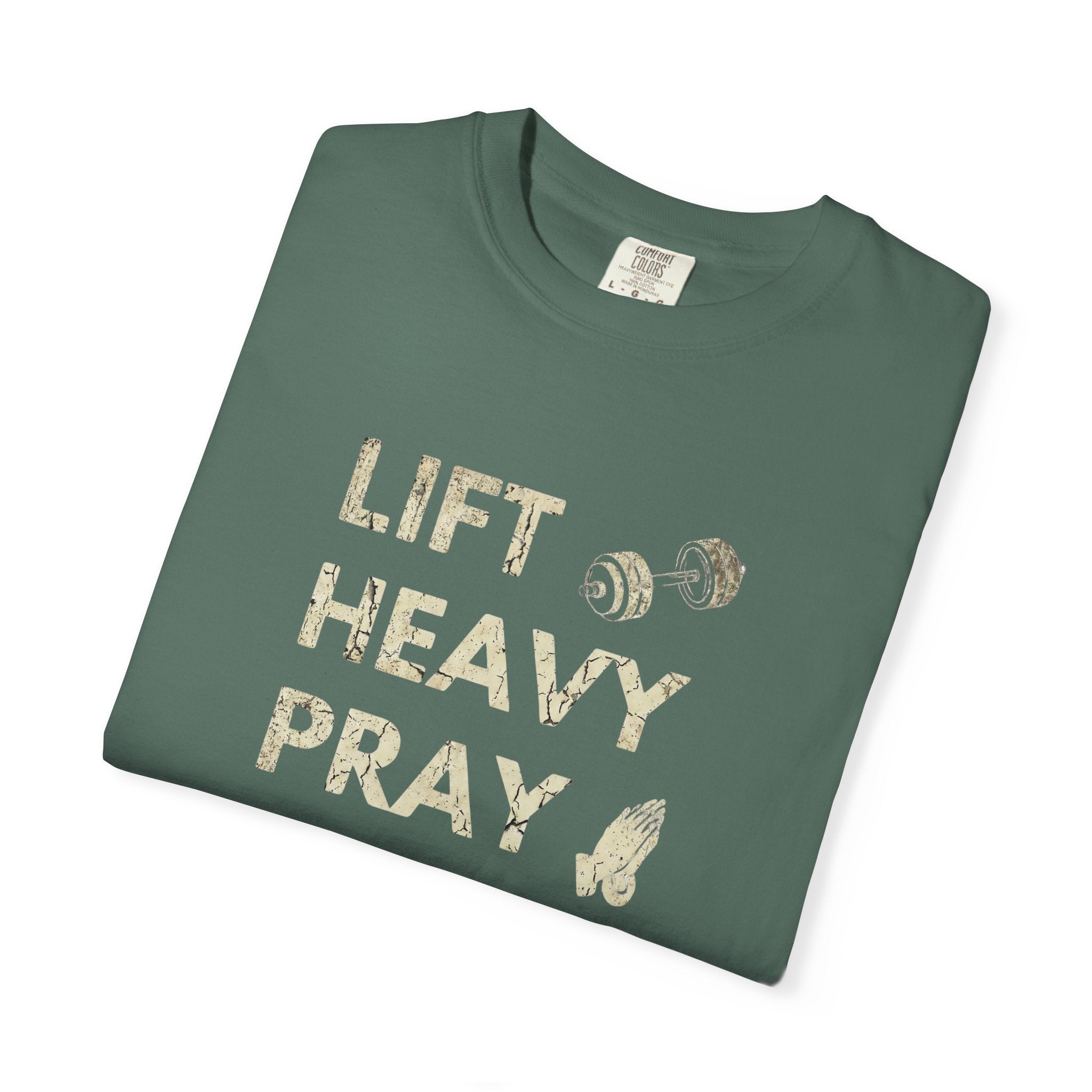 Lift Heavy Pray Hard // Vintage Wash Pump Cover