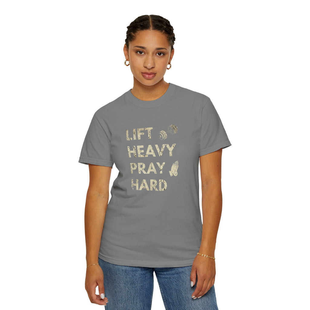 Lift Heavy Pray Hard // Vintage Wash Pump Cover