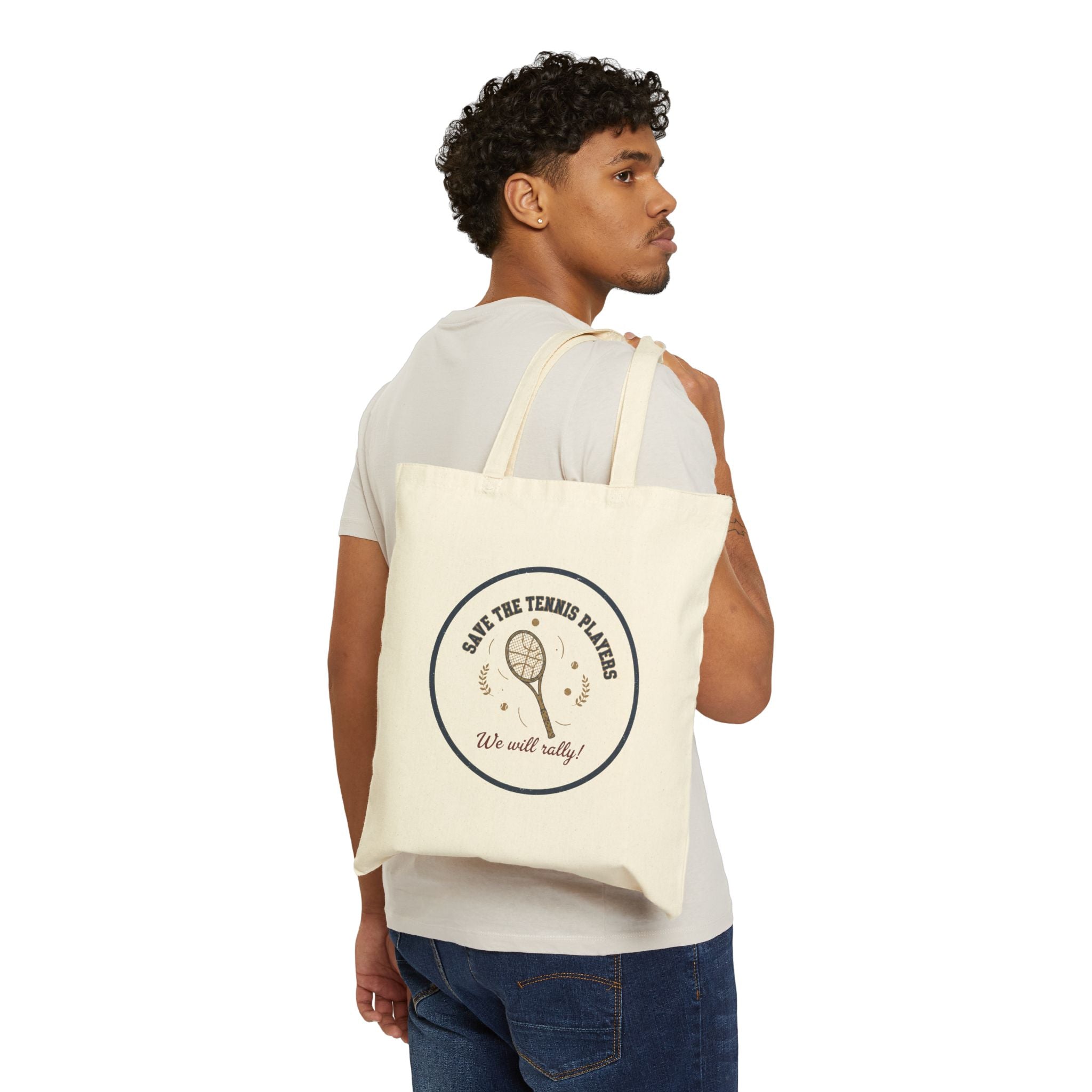 Save the Tennis Players Tote Bag | Tennis vs Pickleball Meme, Racquet Sport Humor