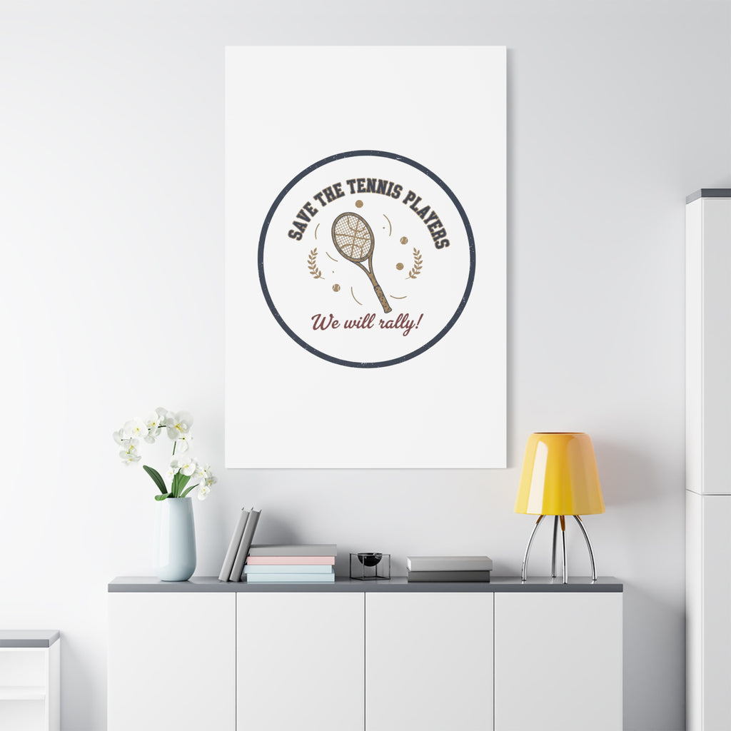 Save the Tennis Players Canvas | Tennis vs Pickleball Meme, Racquet Sport Humor