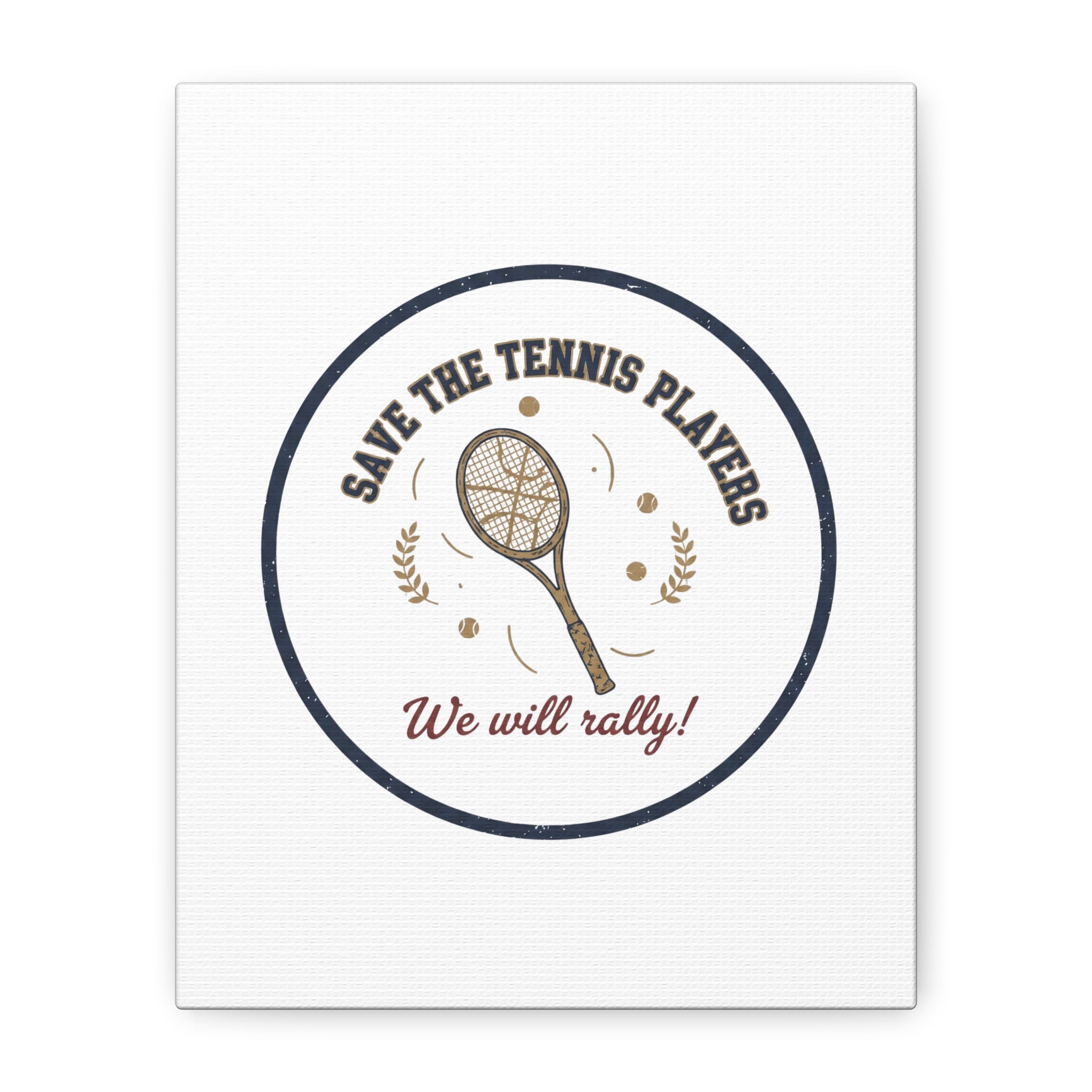 Save the Tennis Players Canvas | Tennis vs Pickleball Meme, Racquet Sport Humor