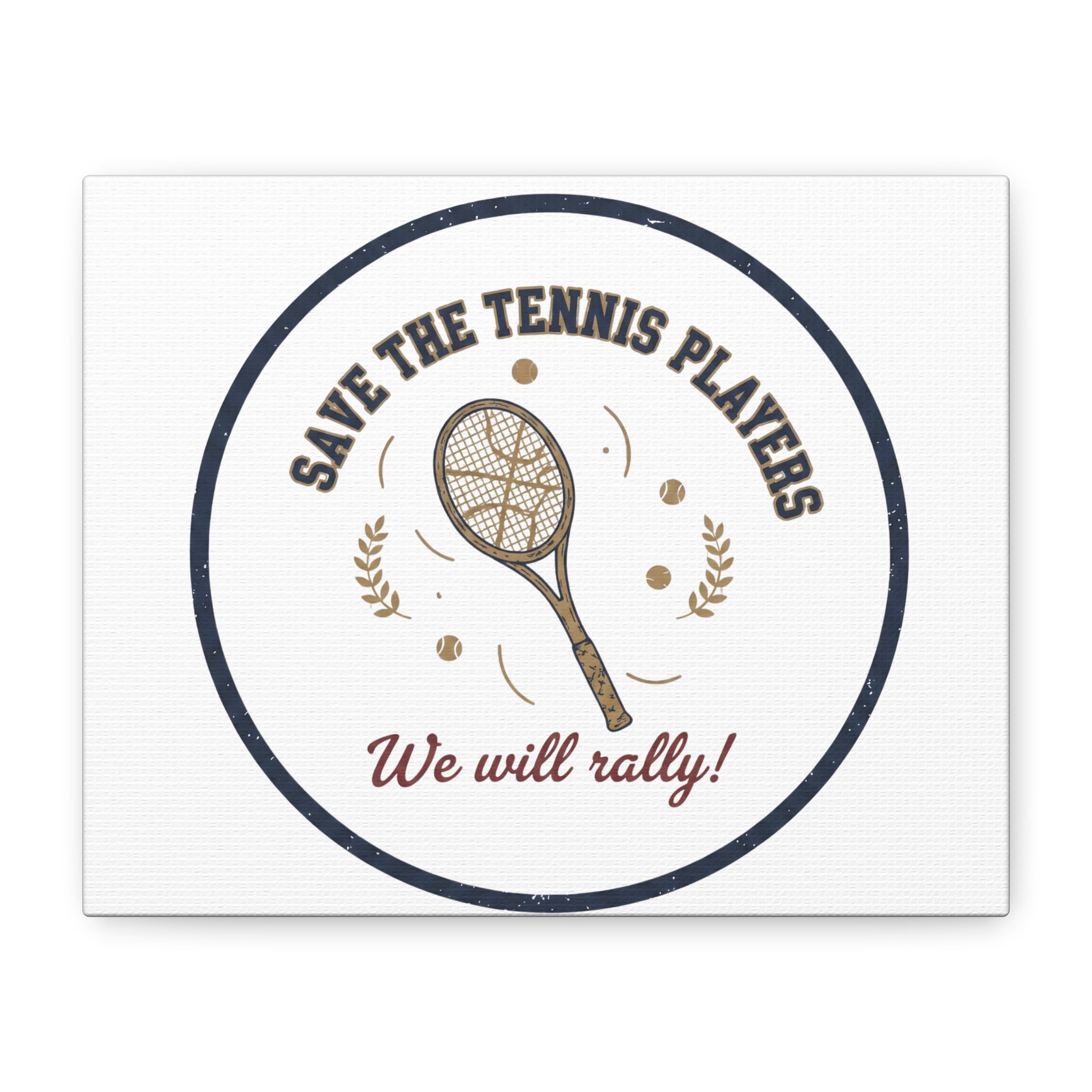 Save the Tennis Players Canvas | Tennis vs Pickleball Meme, Racquet Sport Humor