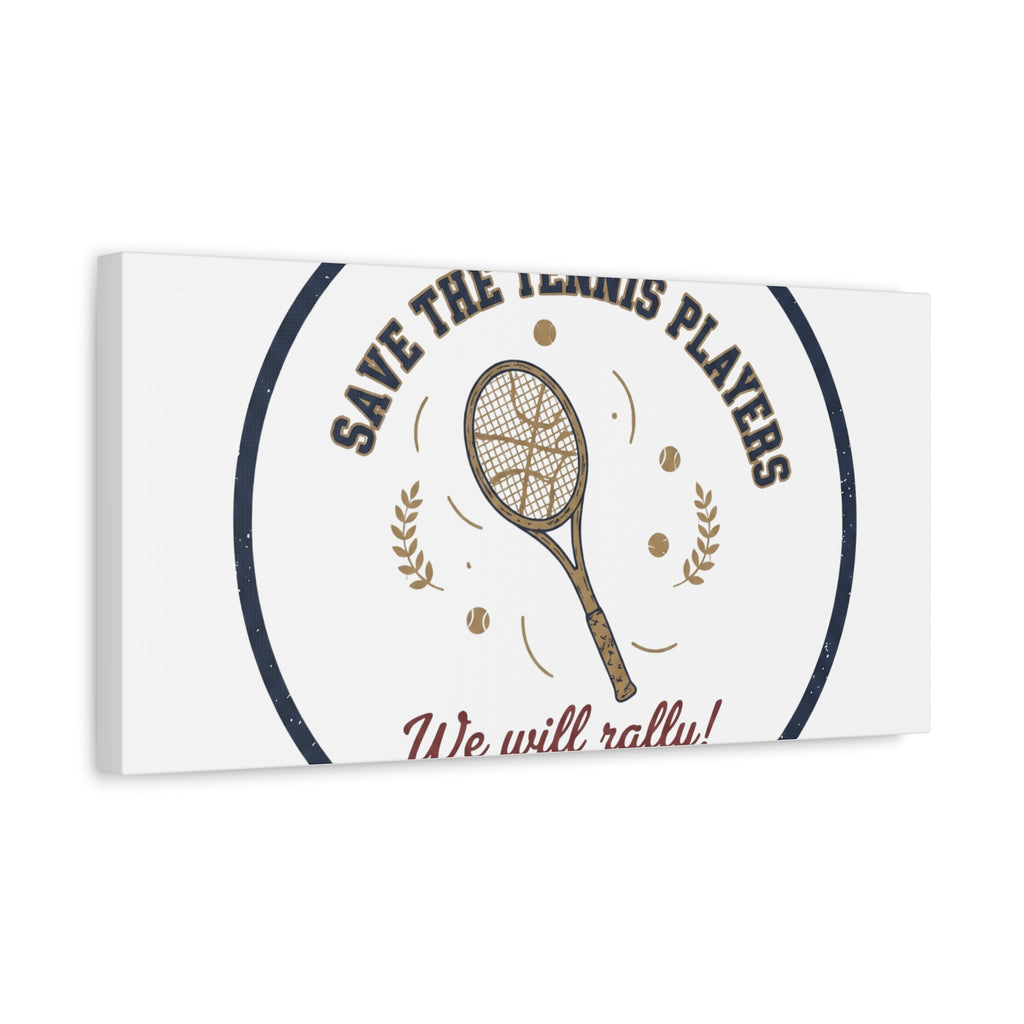 Save the Tennis Players Canvas | Tennis vs Pickleball Meme, Racquet Sport Humor