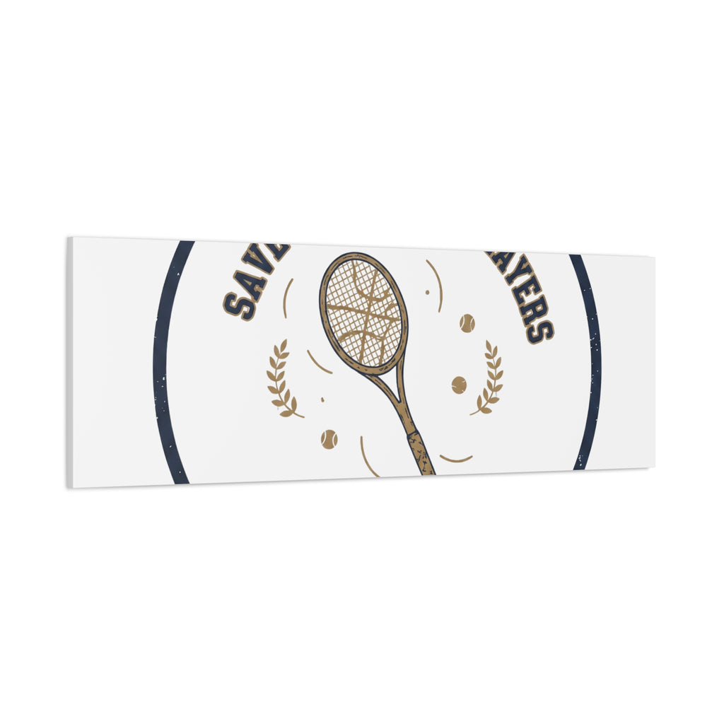 Save the Tennis Players Canvas | Tennis vs Pickleball Meme, Racquet Sport Humor