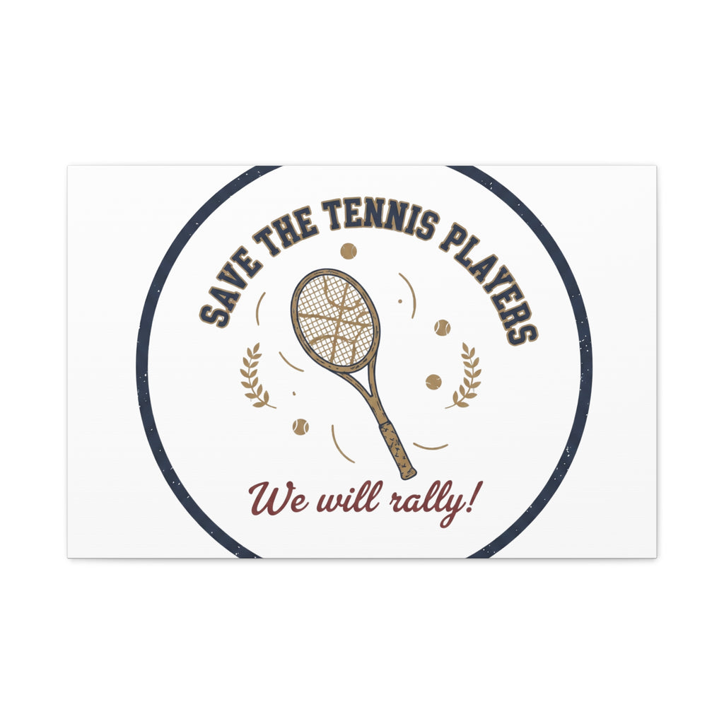Save the Tennis Players Canvas | Tennis vs Pickleball Meme, Racquet Sport Humor