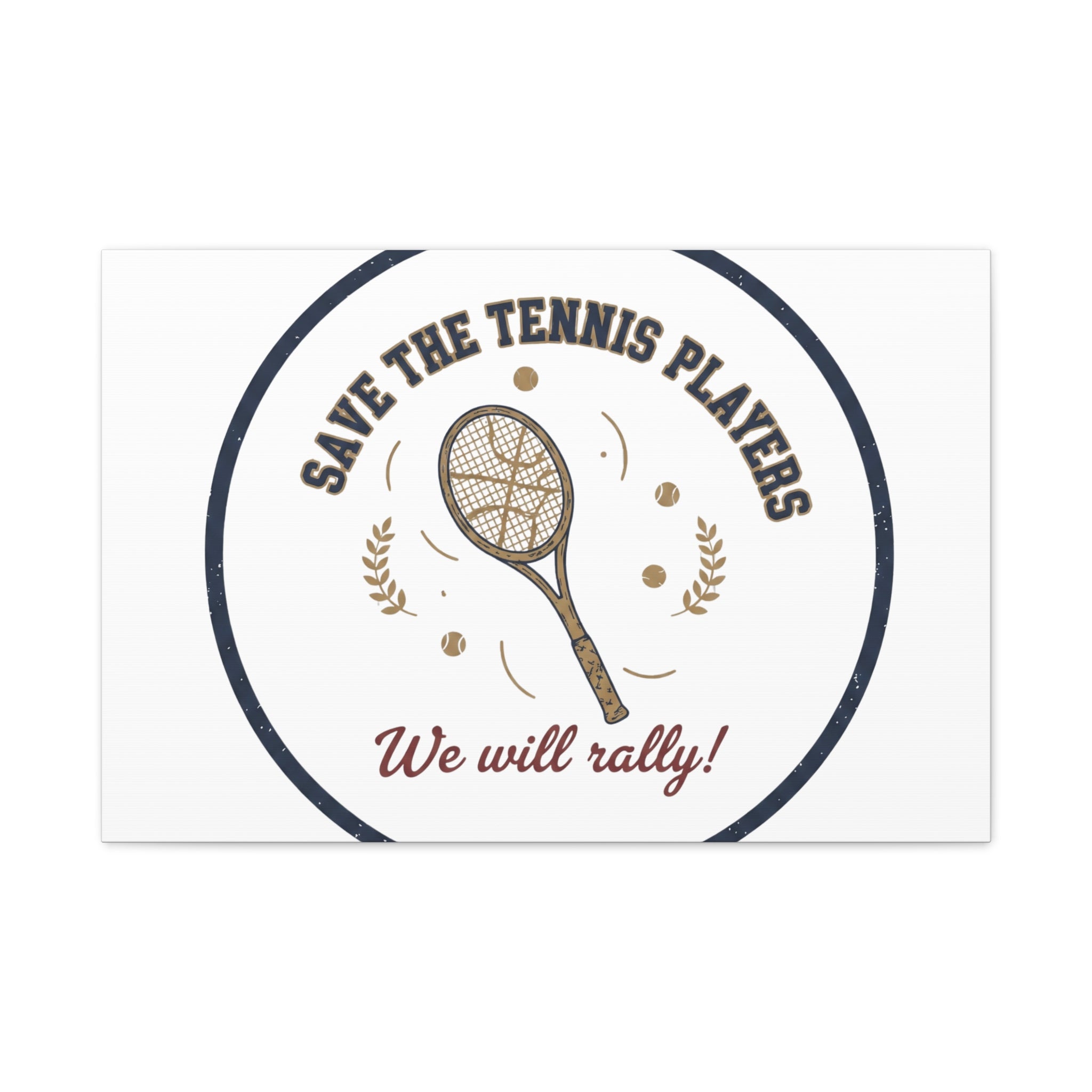 Save the Tennis Players Canvas | Tennis vs Pickleball Meme, Racquet Sport Humor