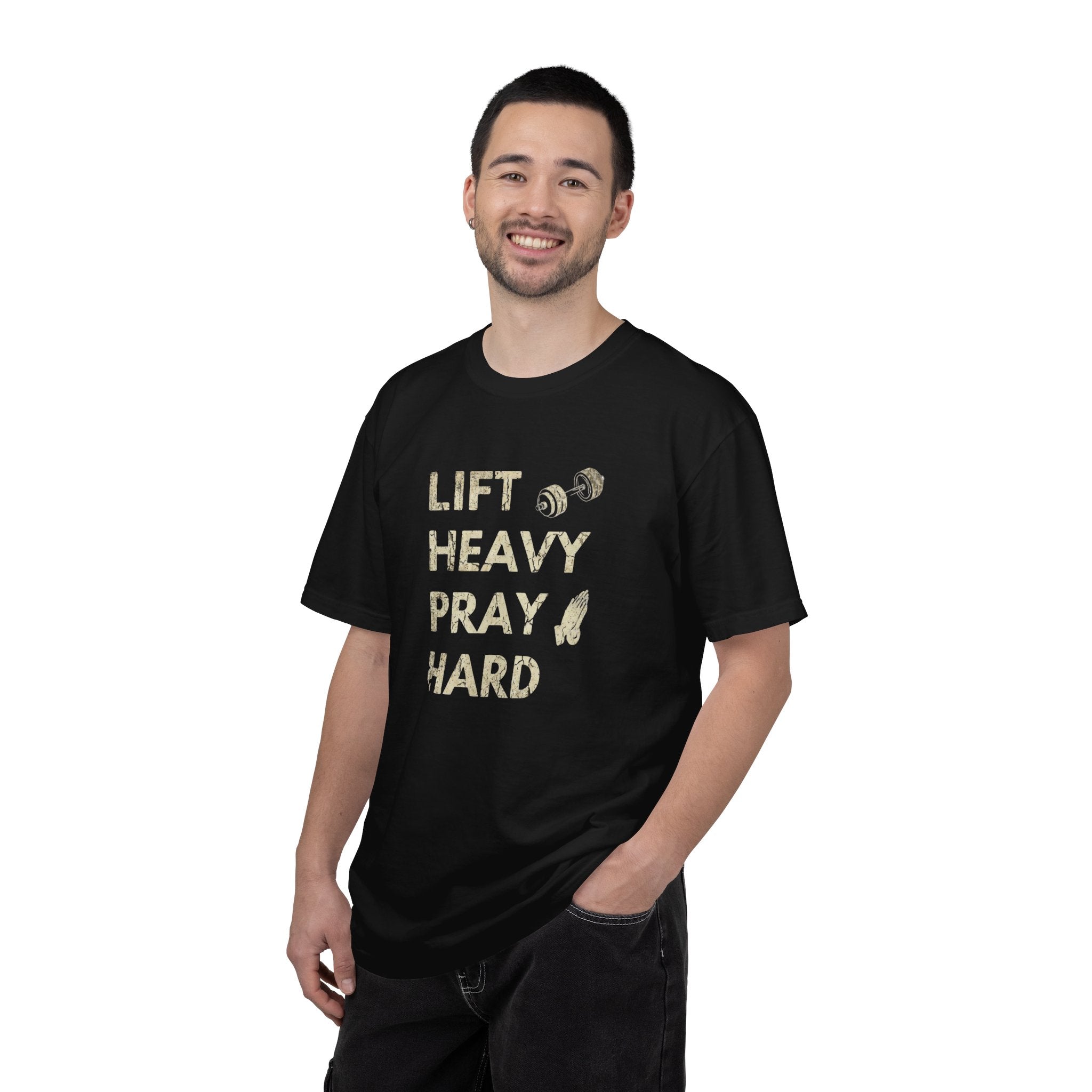 Lift Heavy Pray Hard // Vintage Wash Pump Cover