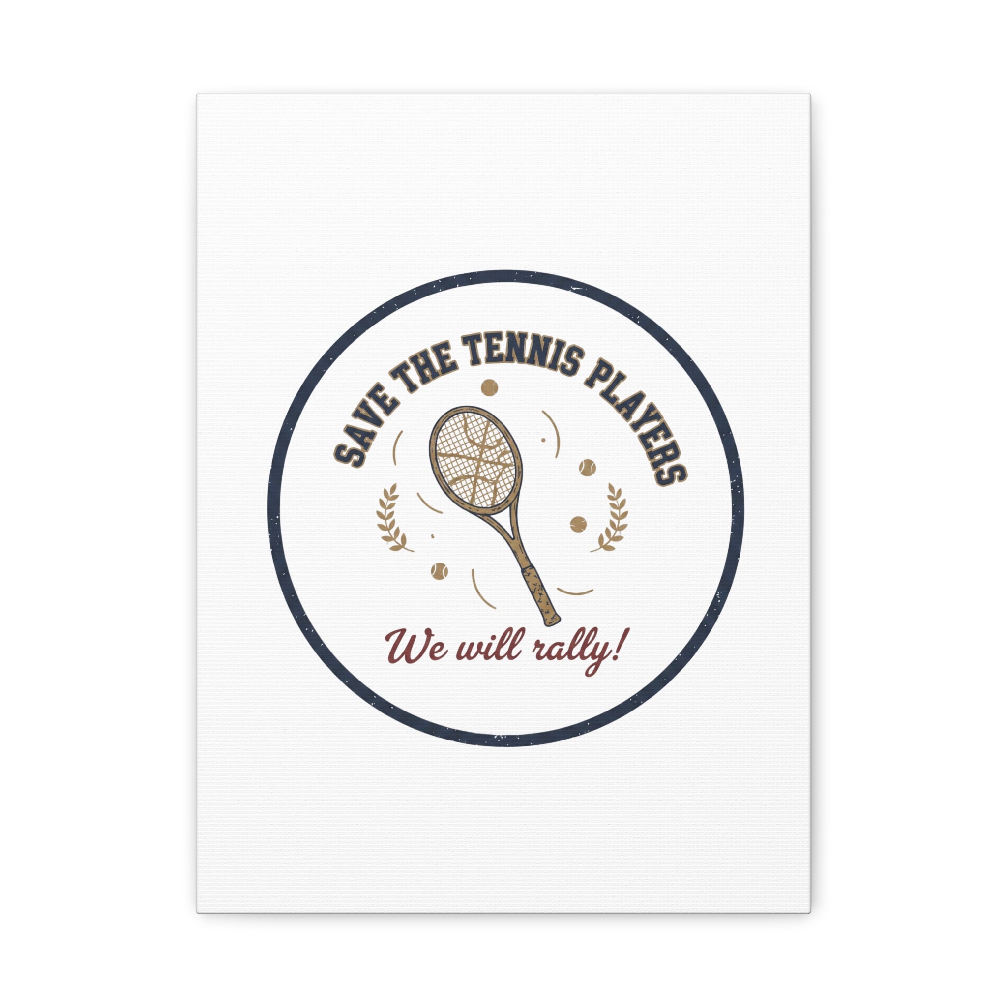 Save the Tennis Players Canvas | Tennis vs Pickleball Meme, Racquet Sport Humor