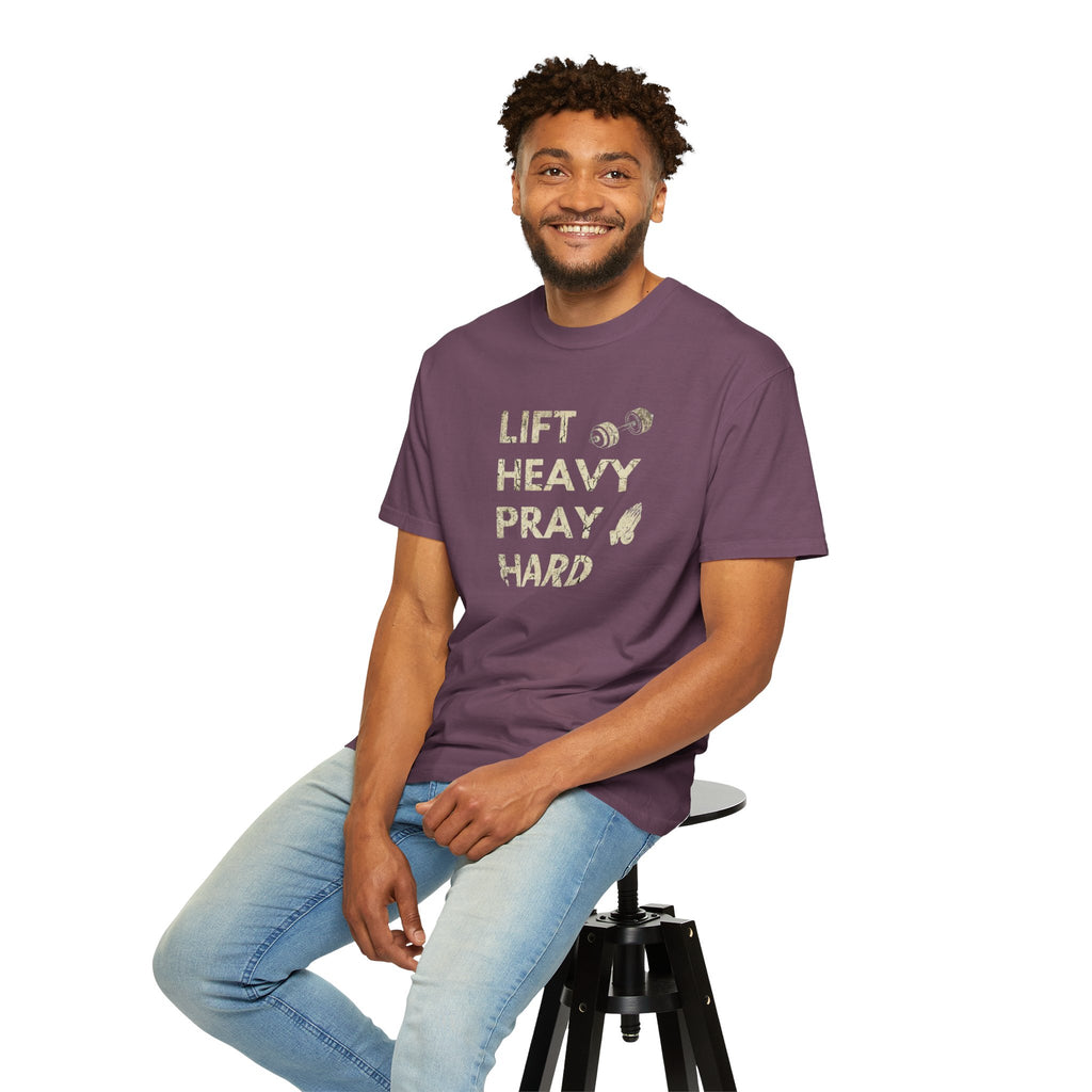 Lift Heavy Pray Hard // Vintage Wash Pump Cover