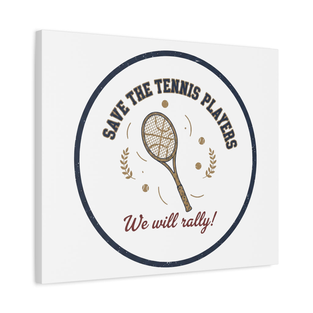 Save the Tennis Players Canvas | Tennis vs Pickleball Meme, Racquet Sport Humor