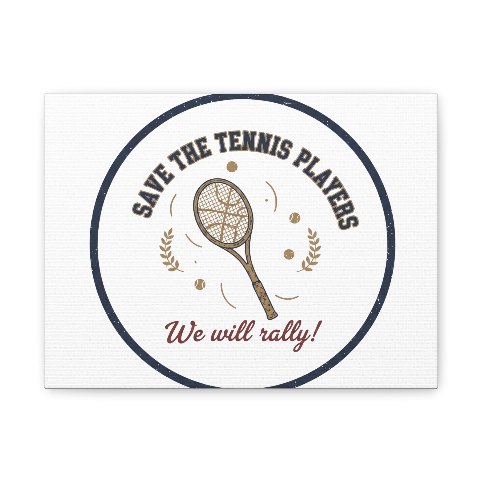 Save the Tennis Players Canvas | Tennis vs Pickleball Meme, Racquet Sport Humor