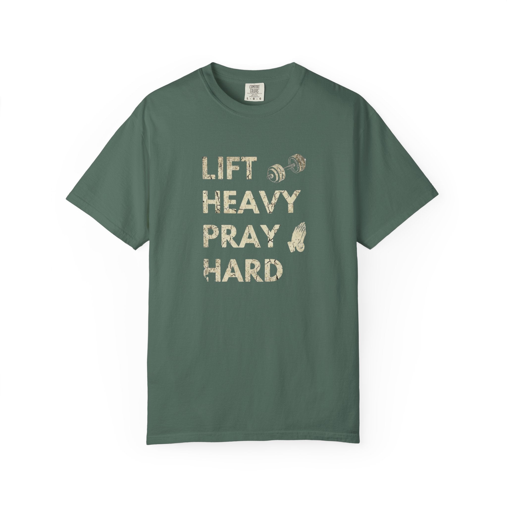 Lift Heavy Pray Hard // Vintage Wash Pump Cover