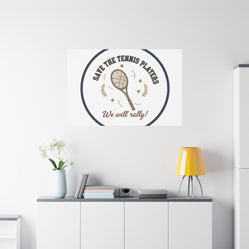 Save the Tennis Players Canvas | Tennis vs Pickleball Meme, Racquet Sport Humor