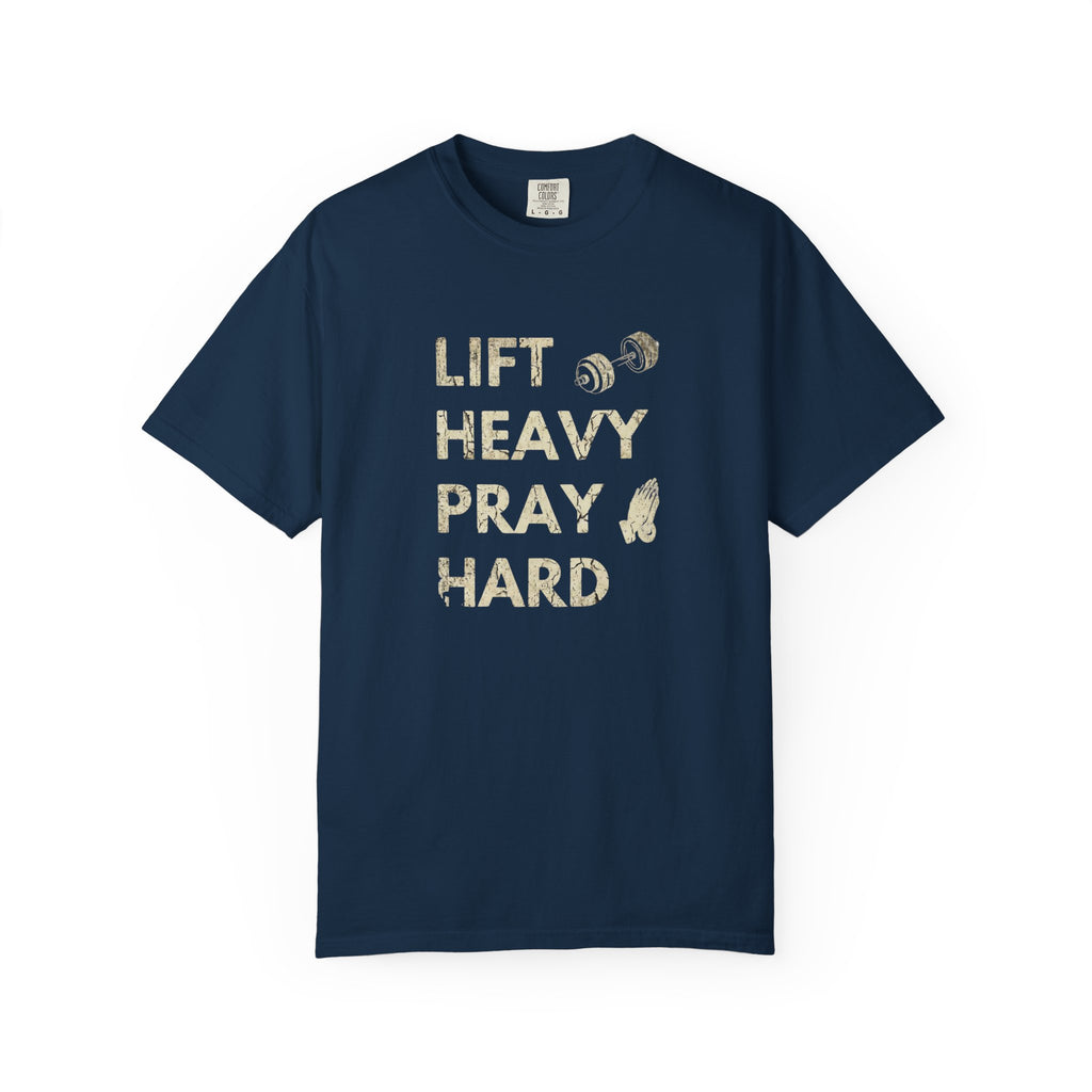 Lift Heavy Pray Hard // Vintage Wash Pump Cover