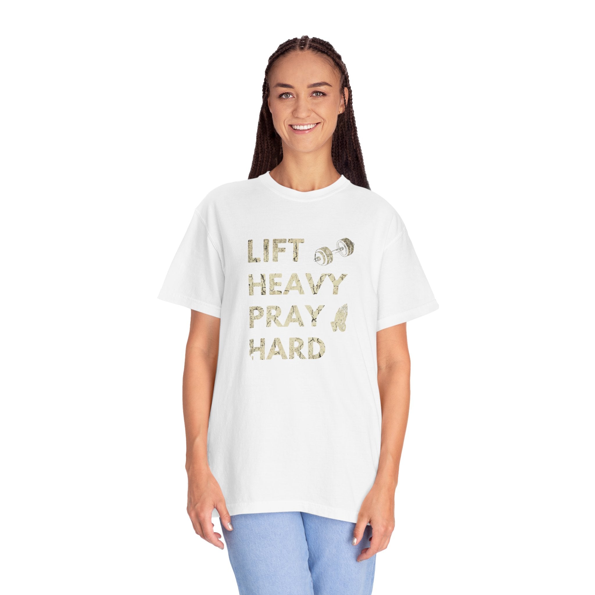 Lift Heavy Pray Hard // Vintage Wash Pump Cover