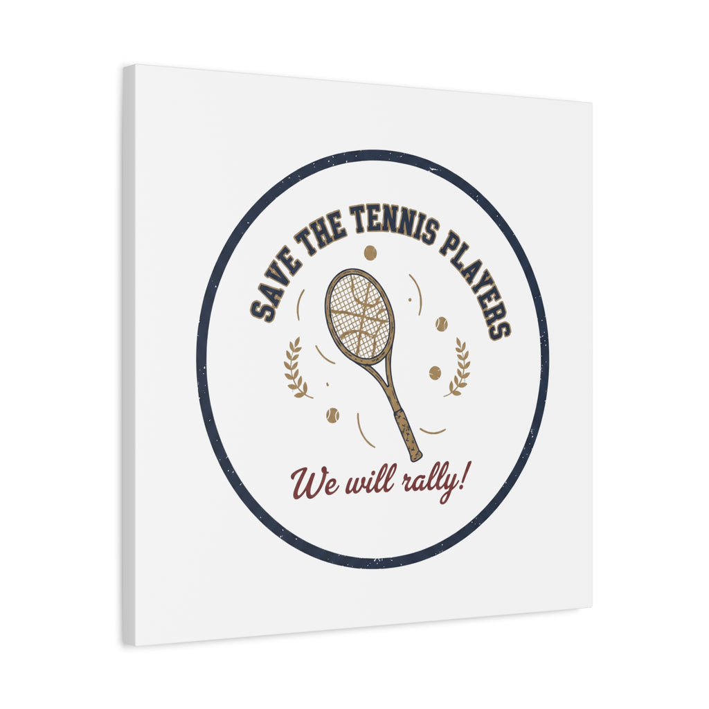 Save the Tennis Players Canvas | Tennis vs Pickleball Meme, Racquet Sport Humor