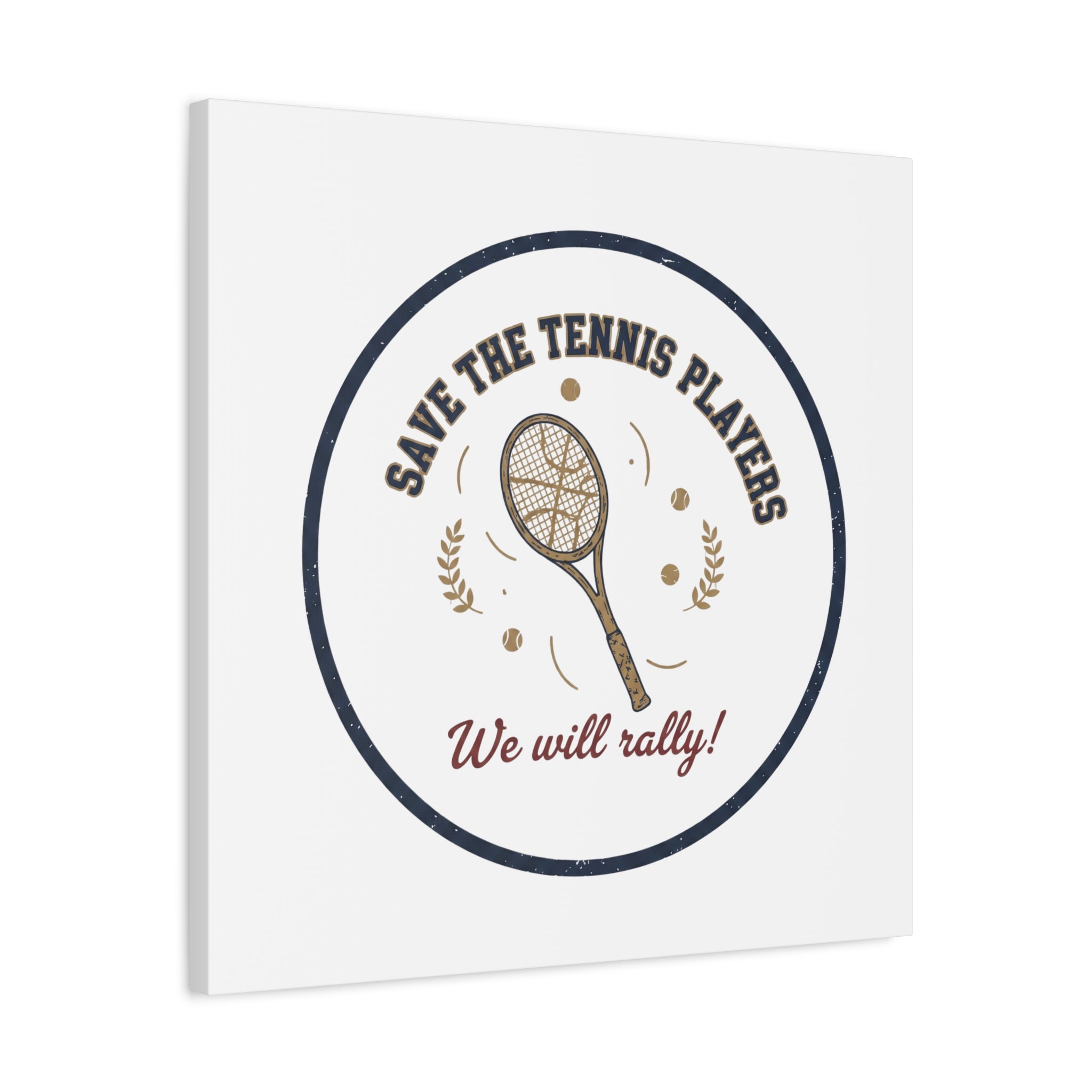 Save the Tennis Players Canvas | Tennis vs Pickleball Meme, Racquet Sport Humor