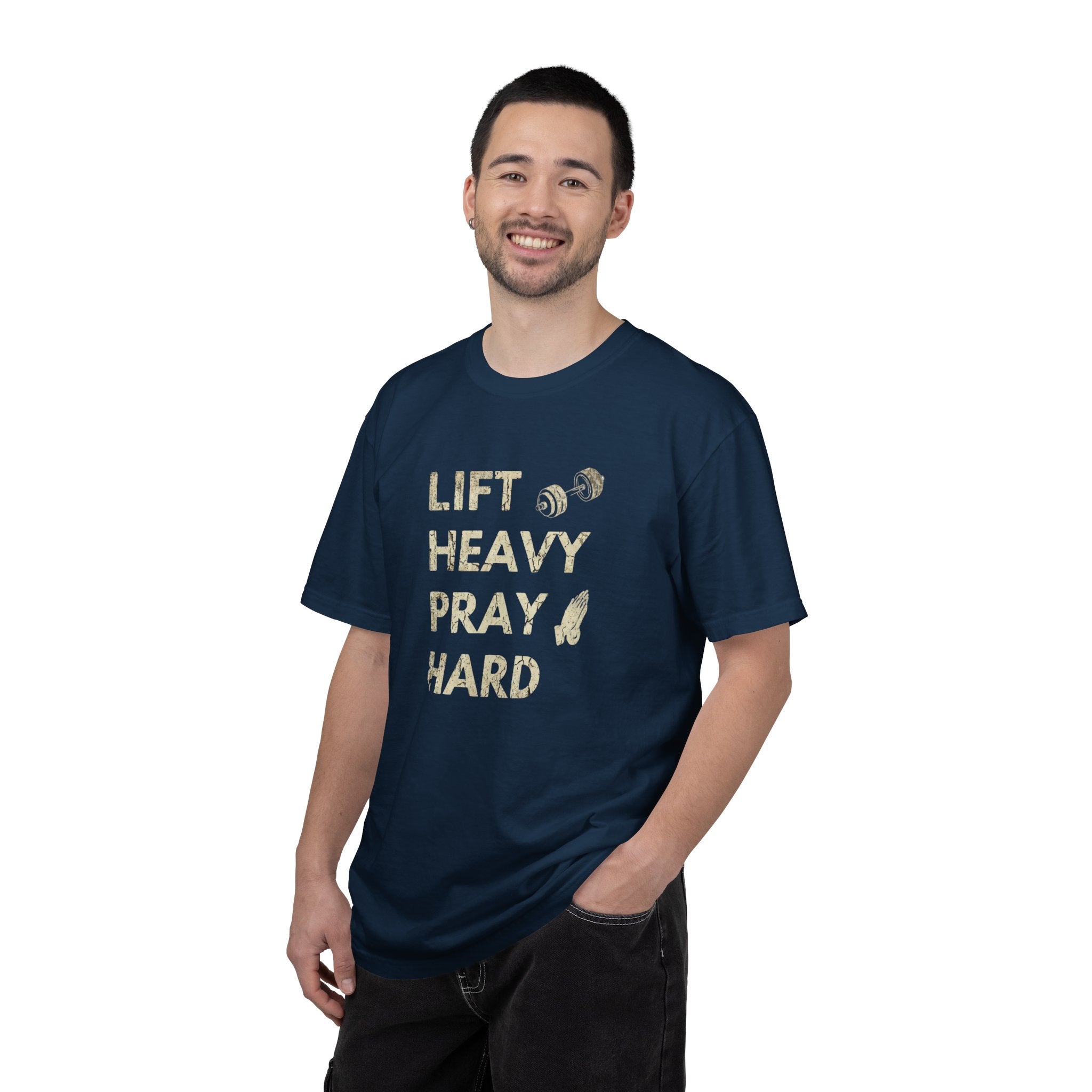 Lift Heavy Pray Hard // Vintage Wash Pump Cover