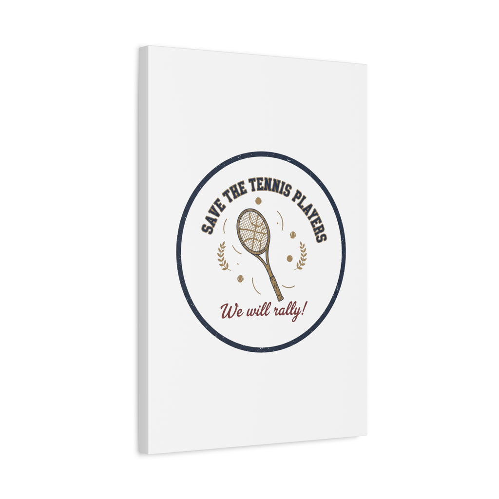 Save the Tennis Players Canvas | Tennis vs Pickleball Meme, Racquet Sport Humor