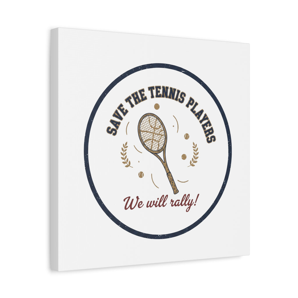 Save the Tennis Players Canvas | Tennis vs Pickleball Meme, Racquet Sport Humor