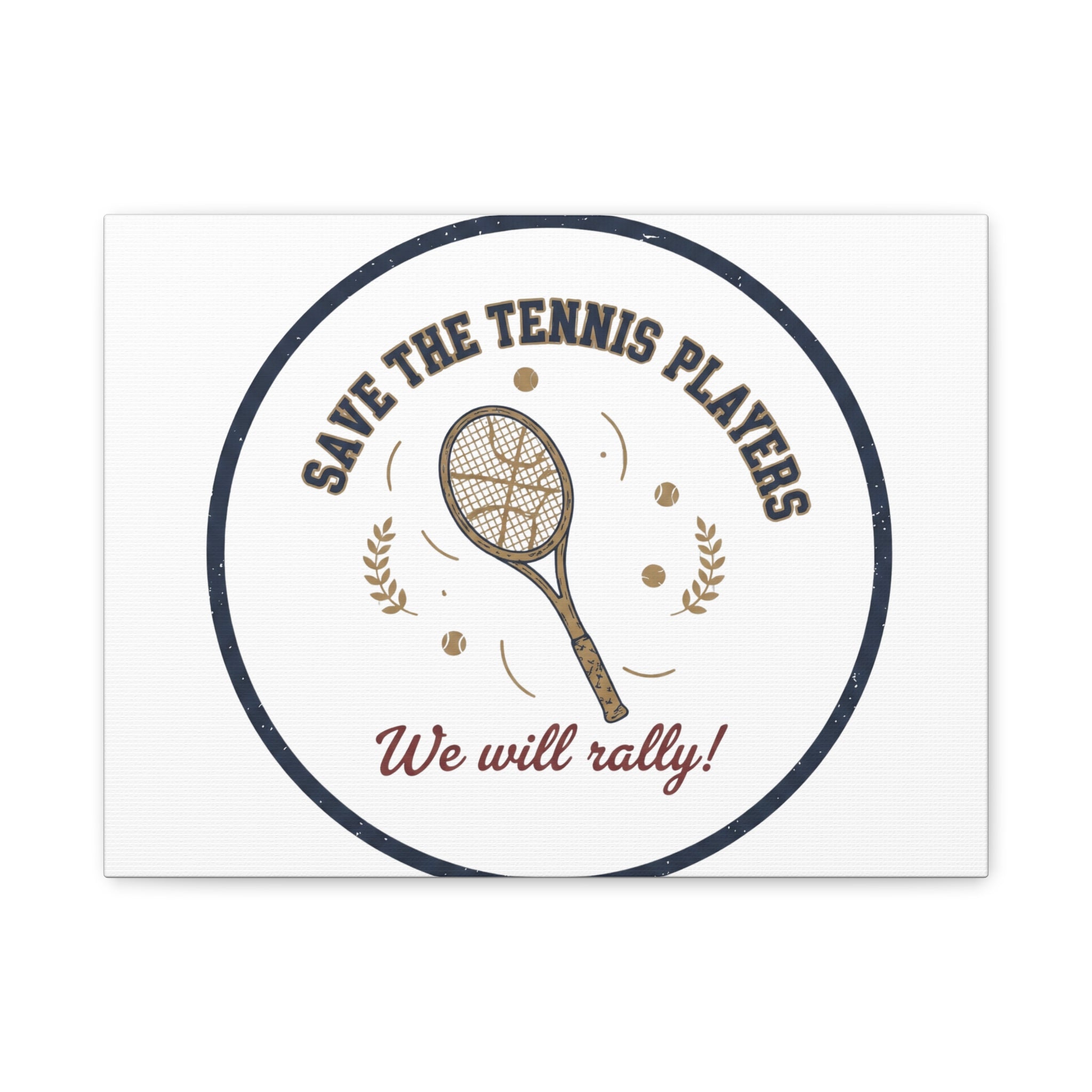 Save the Tennis Players Canvas | Tennis vs Pickleball Meme, Racquet Sport Humor