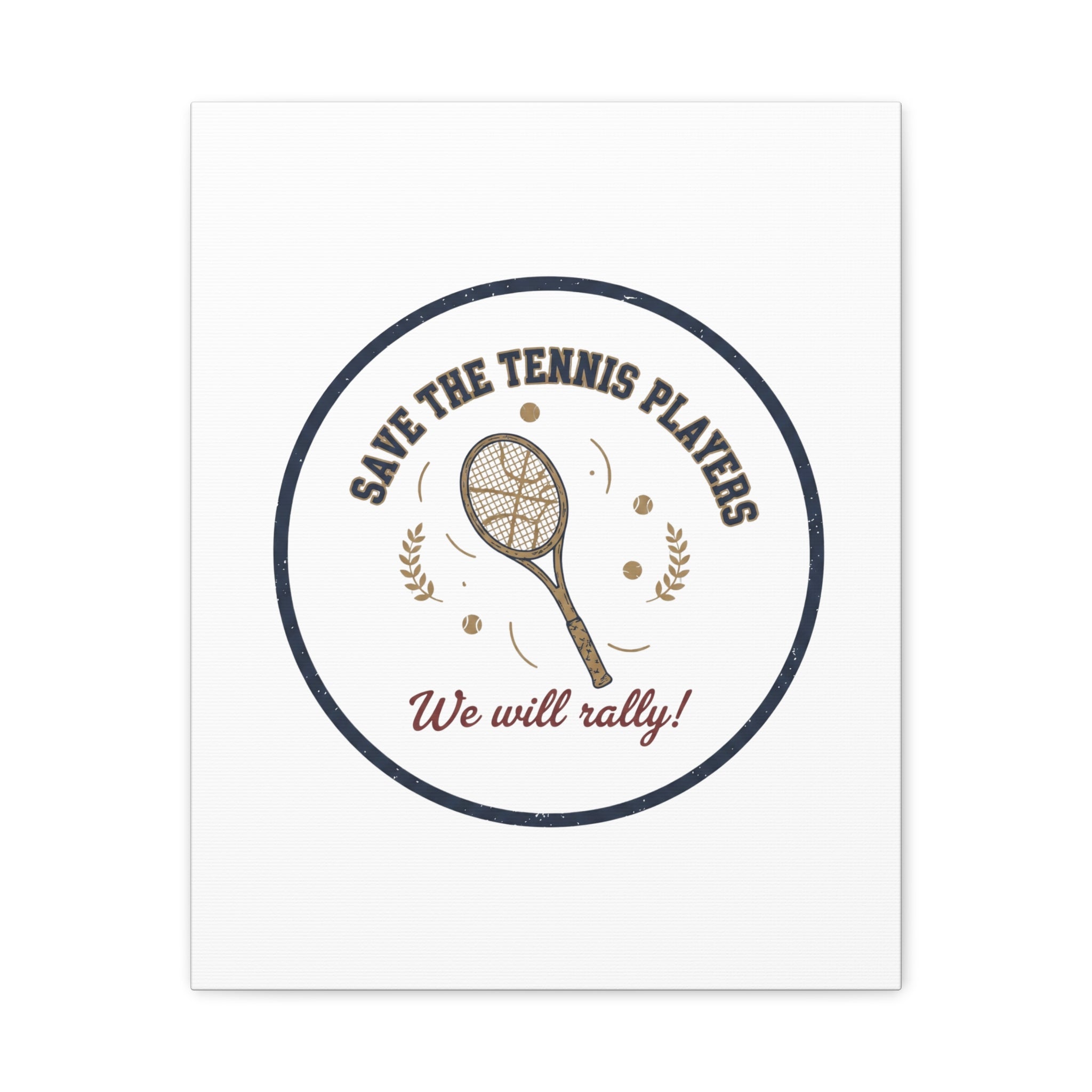Save the Tennis Players Canvas | Tennis vs Pickleball Meme, Racquet Sport Humor