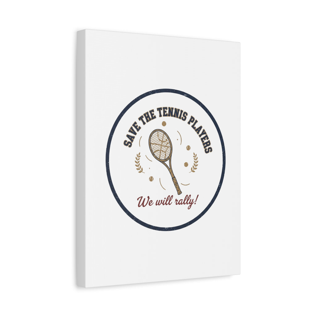 Save the Tennis Players Canvas | Tennis vs Pickleball Meme, Racquet Sport Humor