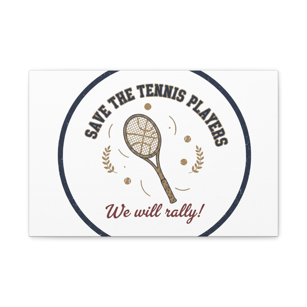 Save the Tennis Players Canvas | Tennis vs Pickleball Meme, Racquet Sport Humor