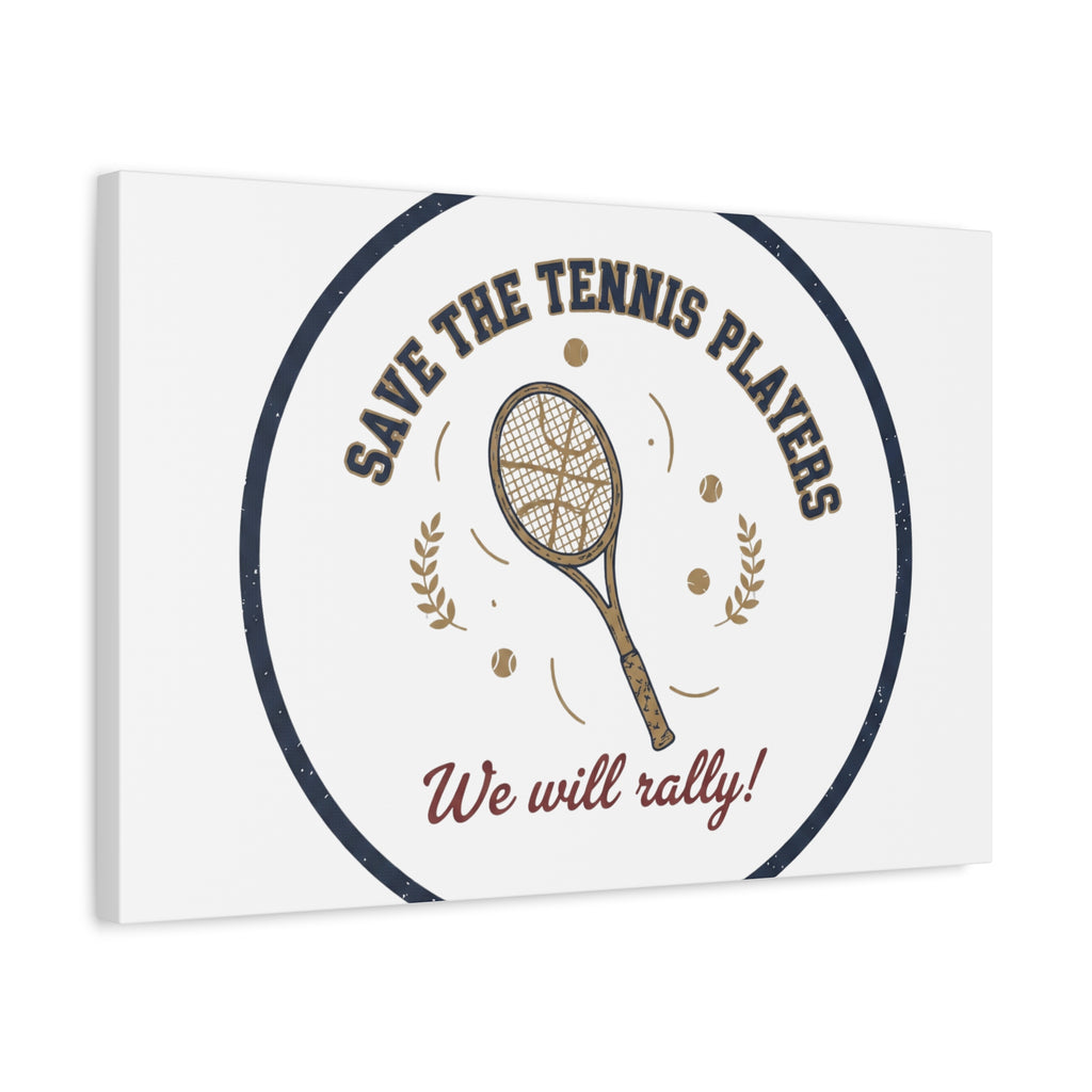 Save the Tennis Players Canvas | Tennis vs Pickleball Meme, Racquet Sport Humor