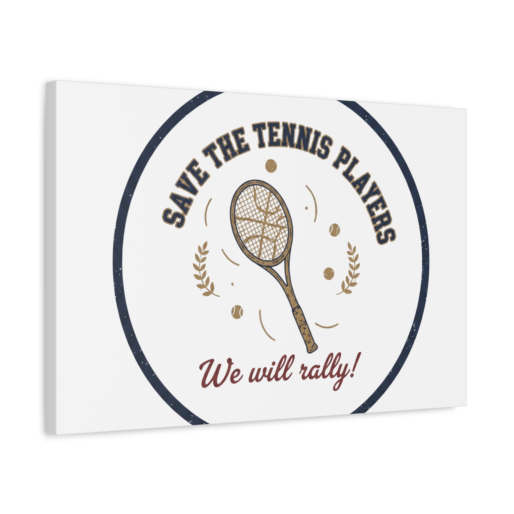 Save the Tennis Players Canvas | Tennis vs Pickleball Meme, Racquet Sport Humor