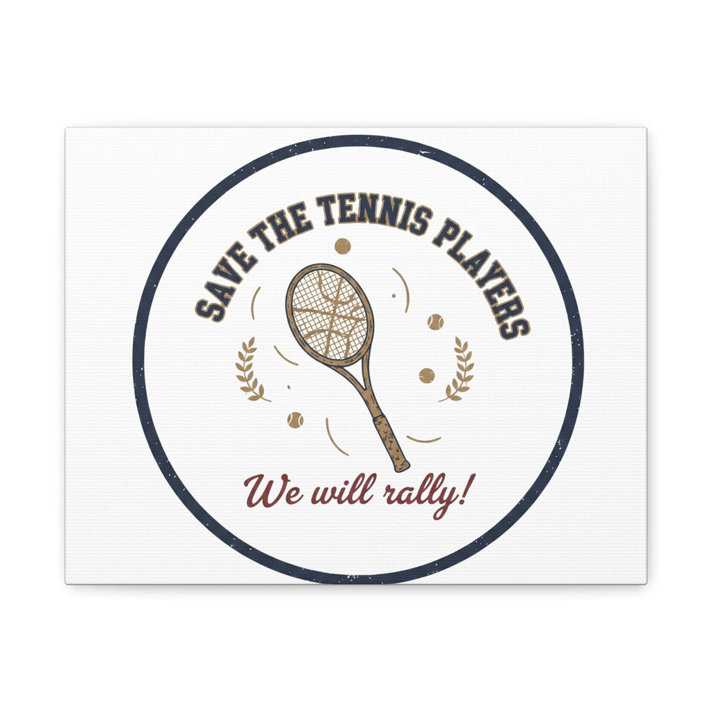 Save the Tennis Players Canvas | Tennis vs Pickleball Meme, Racquet Sport Humor