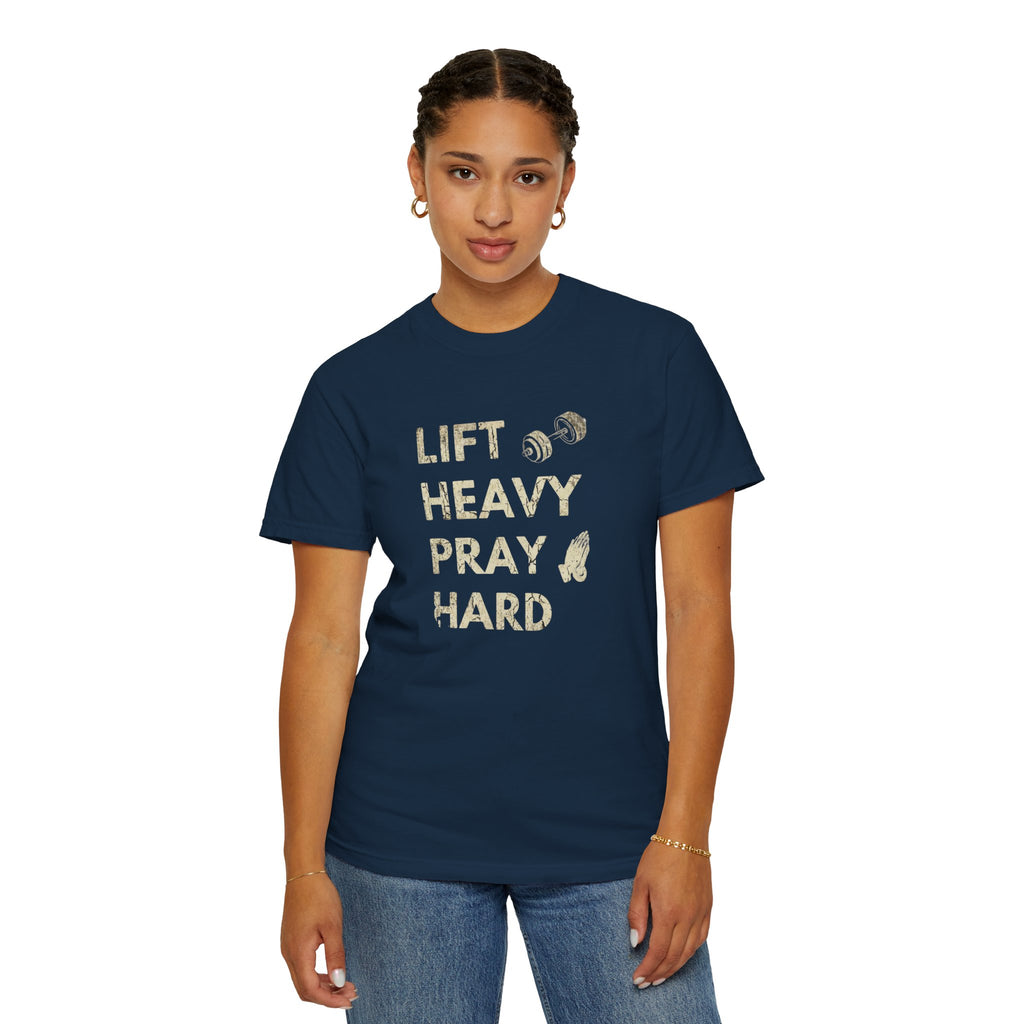 Lift Heavy Pray Hard // Vintage Wash Pump Cover