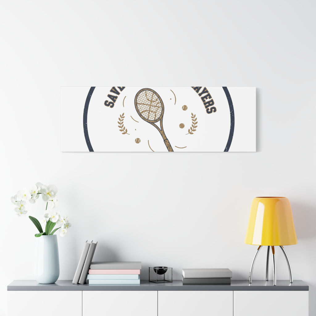 Save the Tennis Players Canvas | Tennis vs Pickleball Meme, Racquet Sport Humor