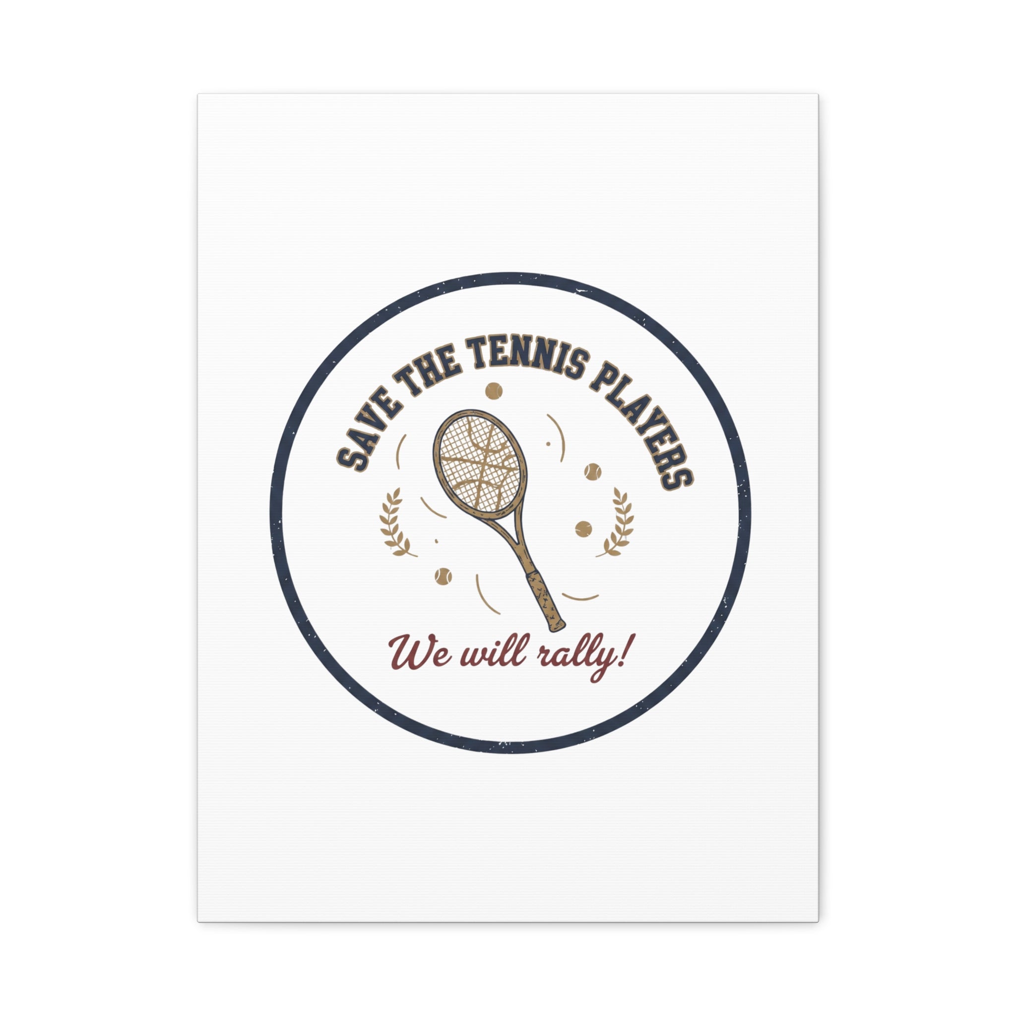 Save the Tennis Players Canvas | Tennis vs Pickleball Meme, Racquet Sport Humor