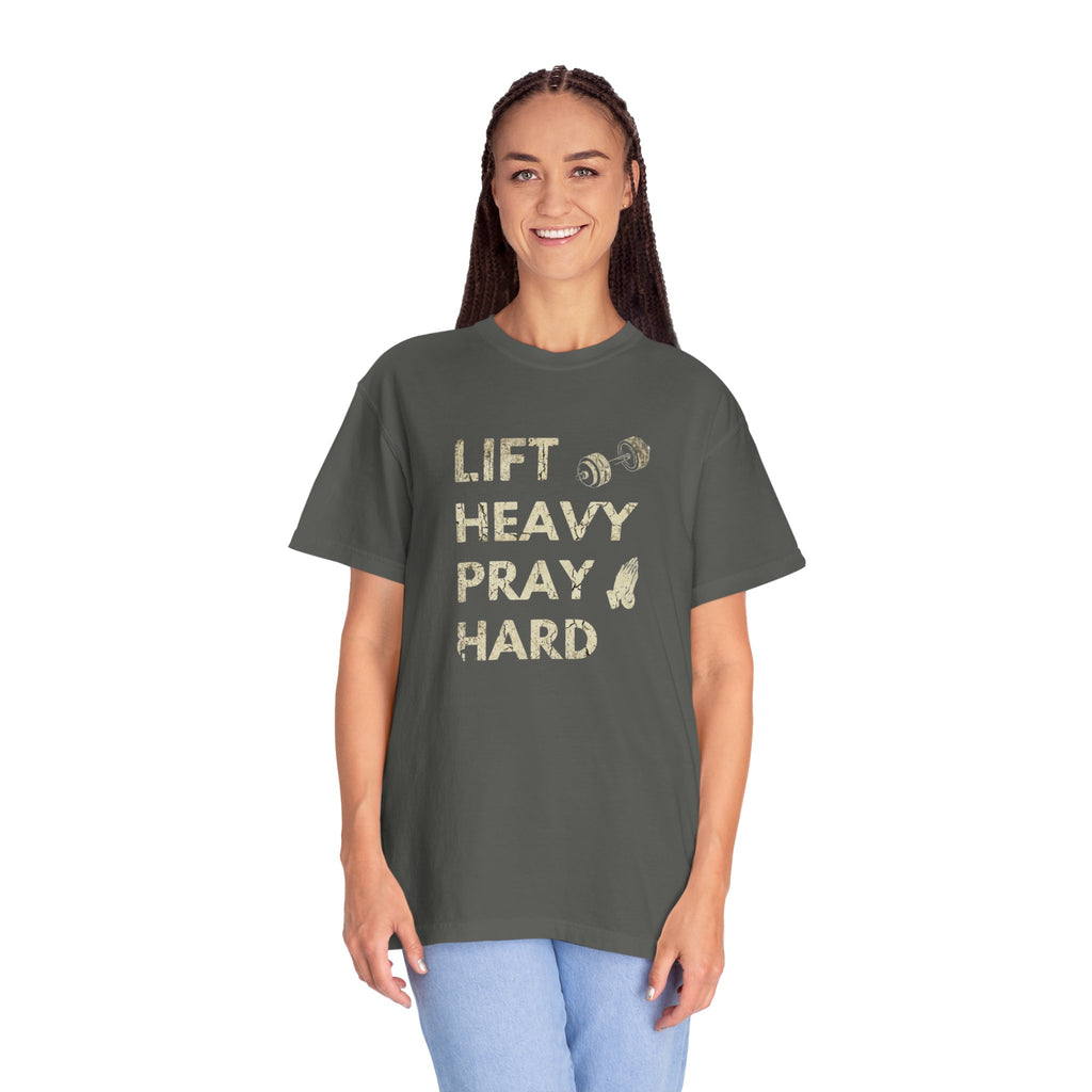 Lift Heavy Pray Hard // Vintage Wash Pump Cover