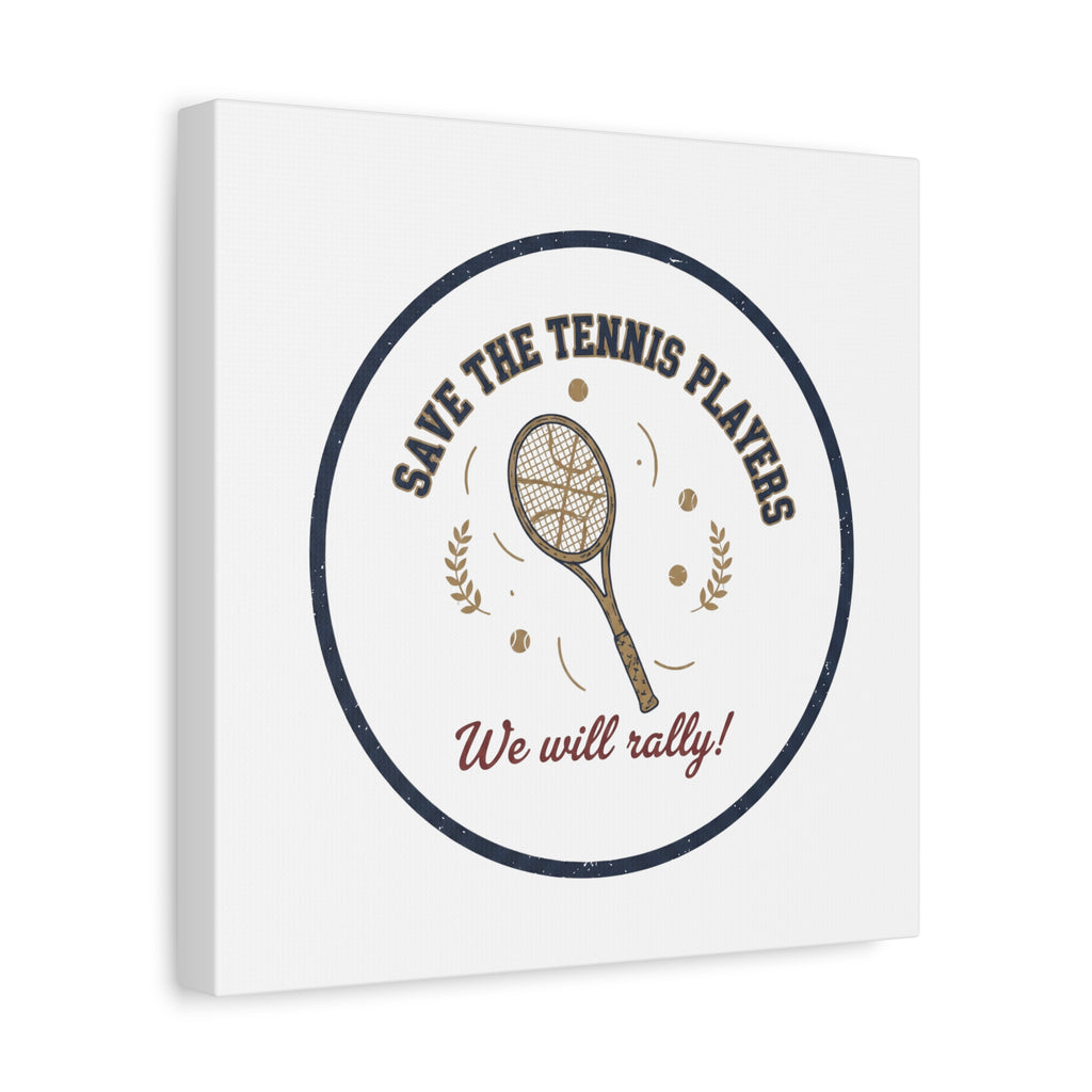 Save the Tennis Players Canvas | Tennis vs Pickleball Meme, Racquet Sport Humor
