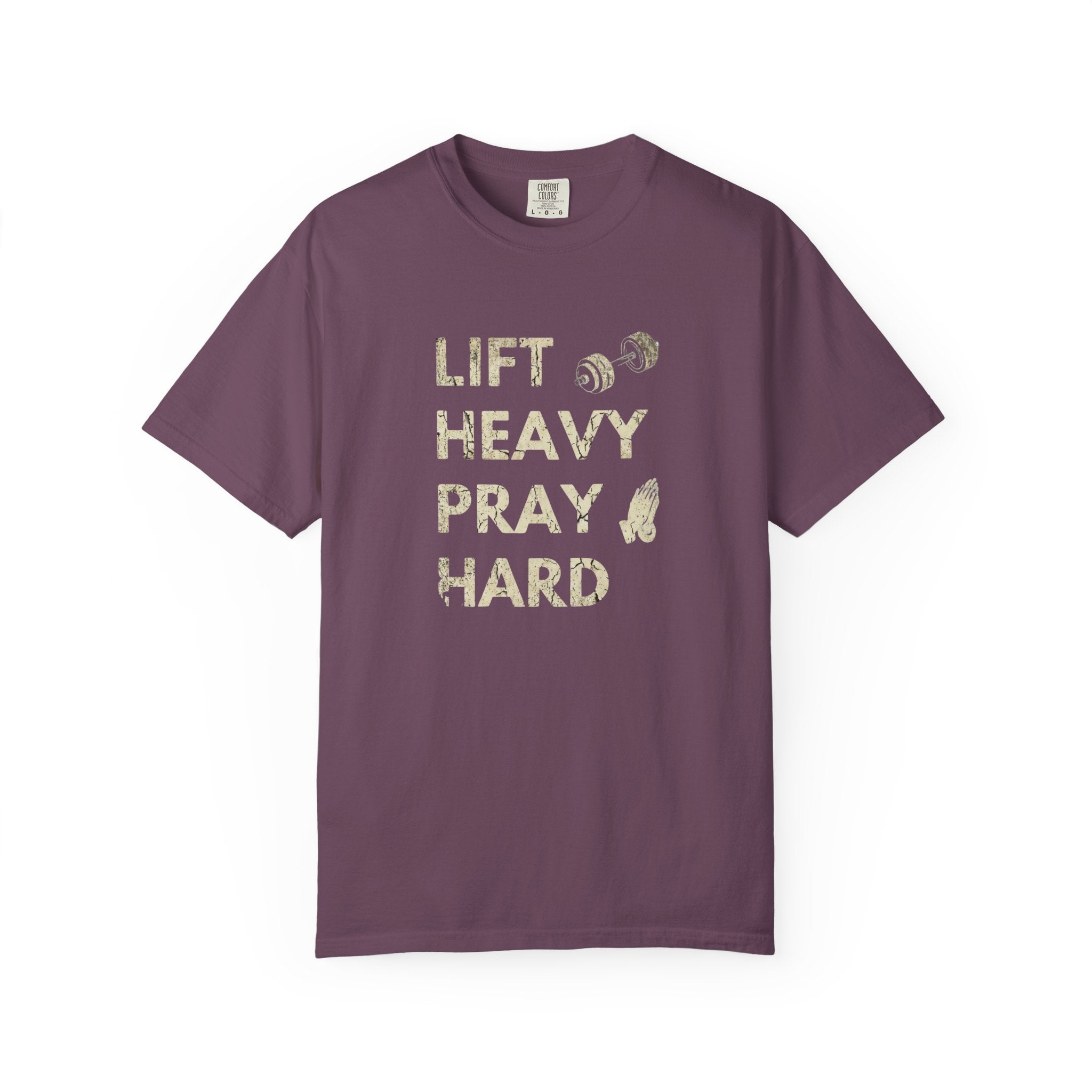 Lift Heavy Pray Hard // Vintage Wash Pump Cover