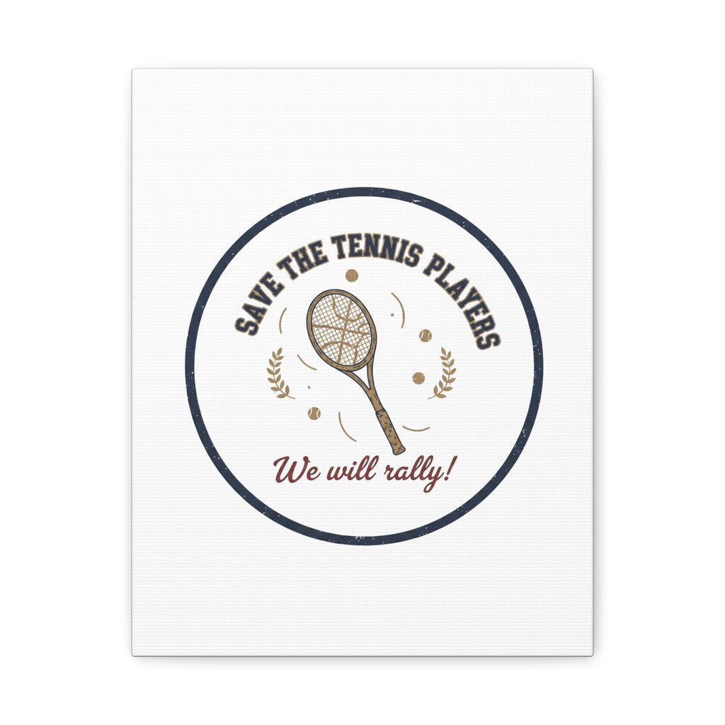 Save the Tennis Players Canvas | Tennis vs Pickleball Meme, Racquet Sport Humor