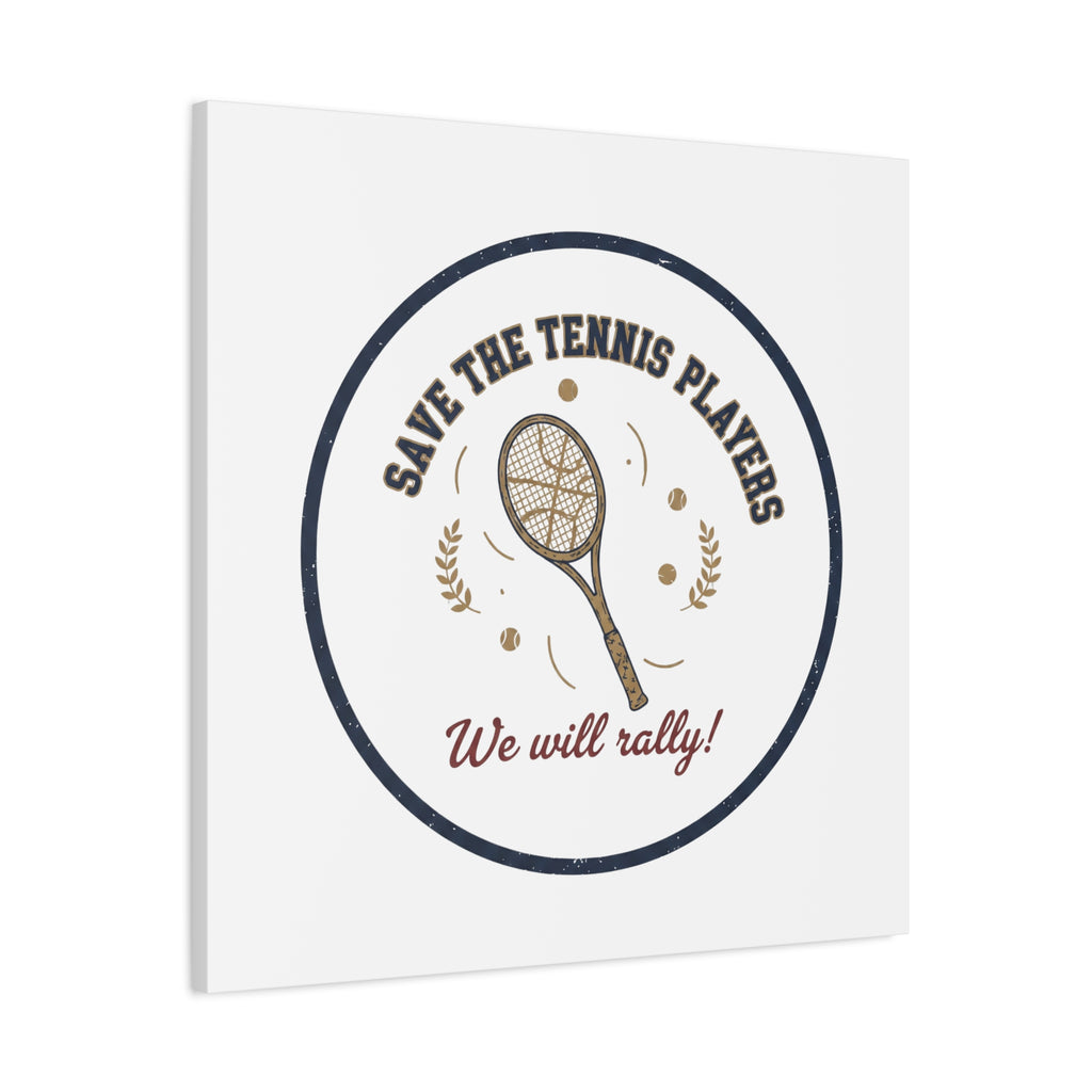 Save the Tennis Players Canvas | Tennis vs Pickleball Meme, Racquet Sport Humor