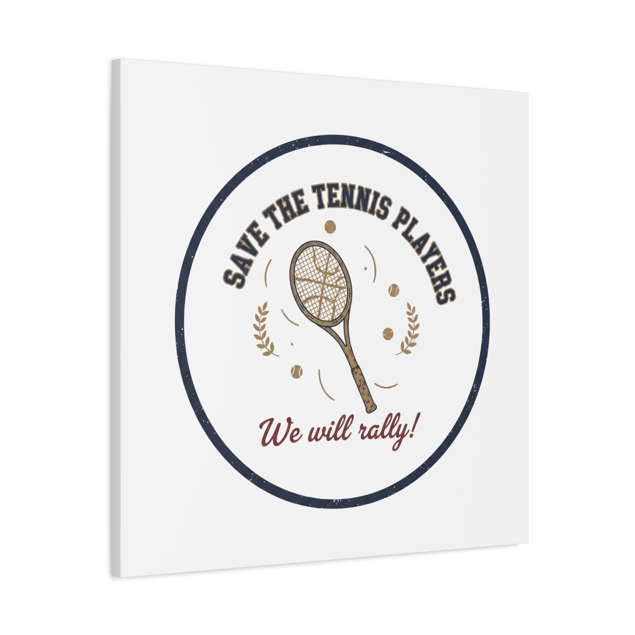 Save the Tennis Players Canvas | Tennis vs Pickleball Meme, Racquet Sport Humor