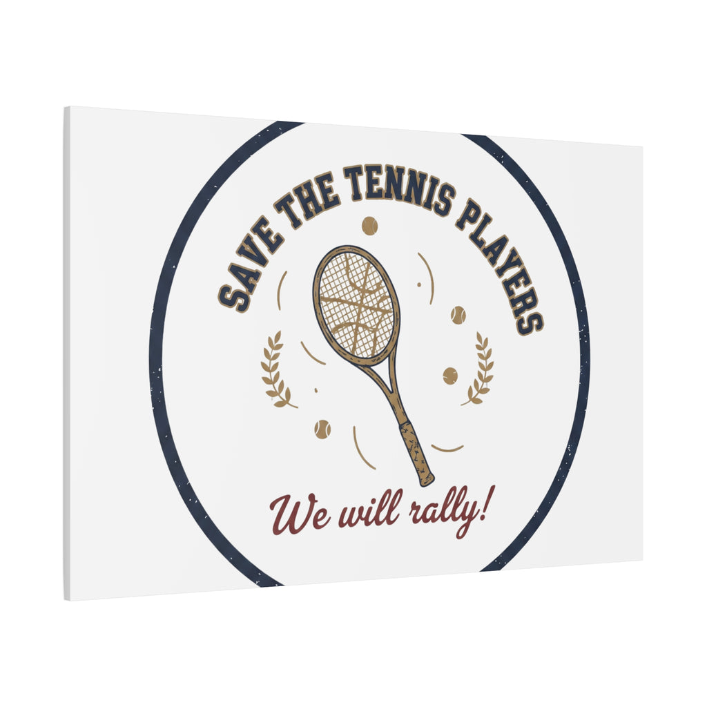 Save the Tennis Players Canvas | Tennis vs Pickleball Meme, Racquet Sport Humor