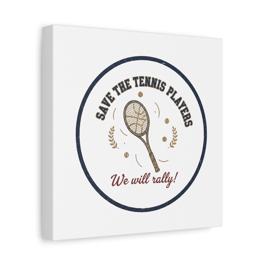 Save the Tennis Players Canvas | Tennis vs Pickleball Meme, Racquet Sport Humor