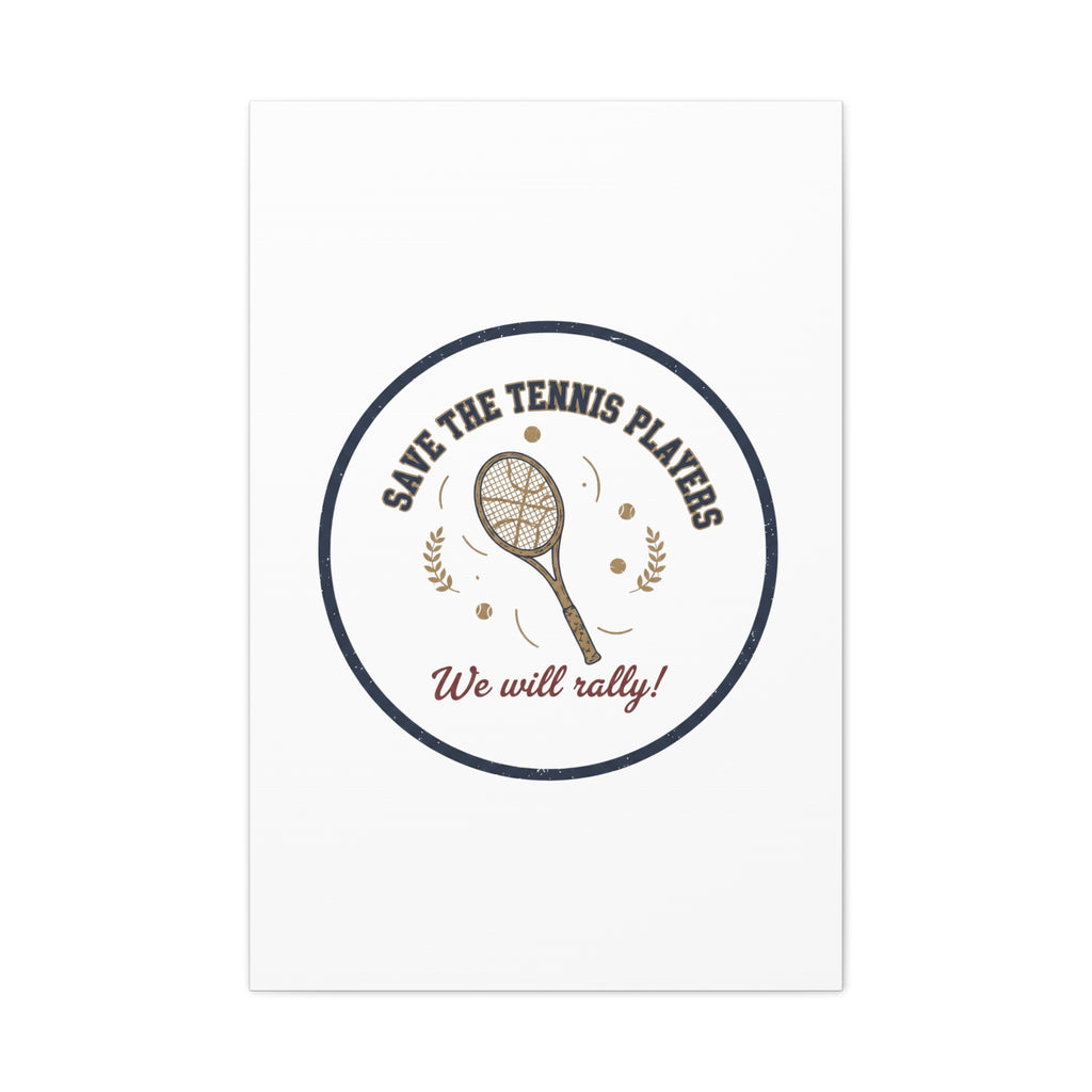 Save the Tennis Players Canvas | Tennis vs Pickleball Meme, Racquet Sport Humor