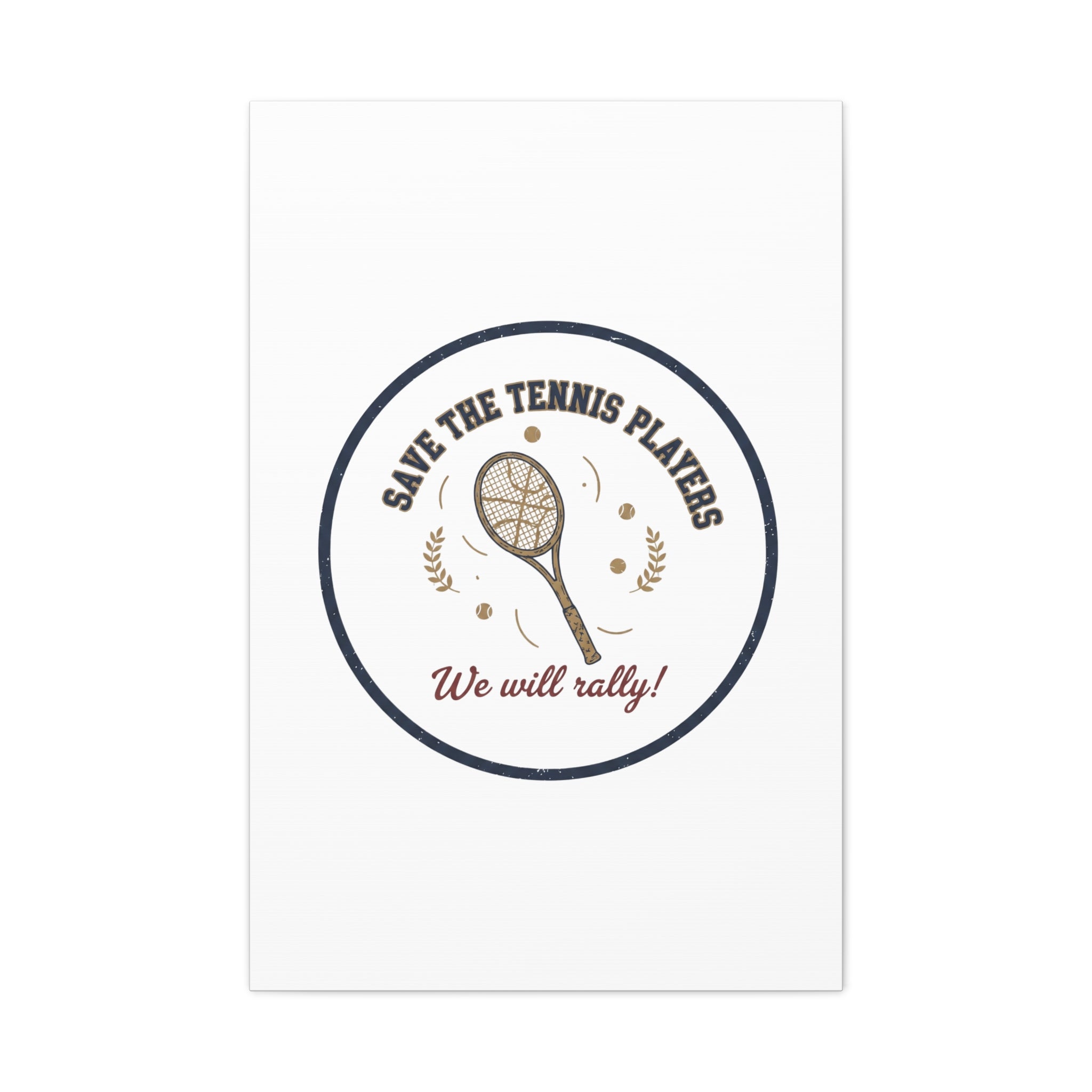 Save the Tennis Players Canvas | Tennis vs Pickleball Meme, Racquet Sport Humor