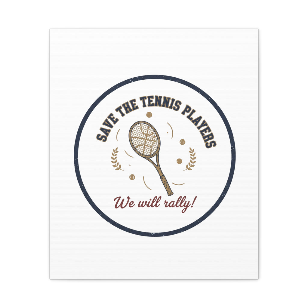 Save the Tennis Players Canvas | Tennis vs Pickleball Meme, Racquet Sport Humor