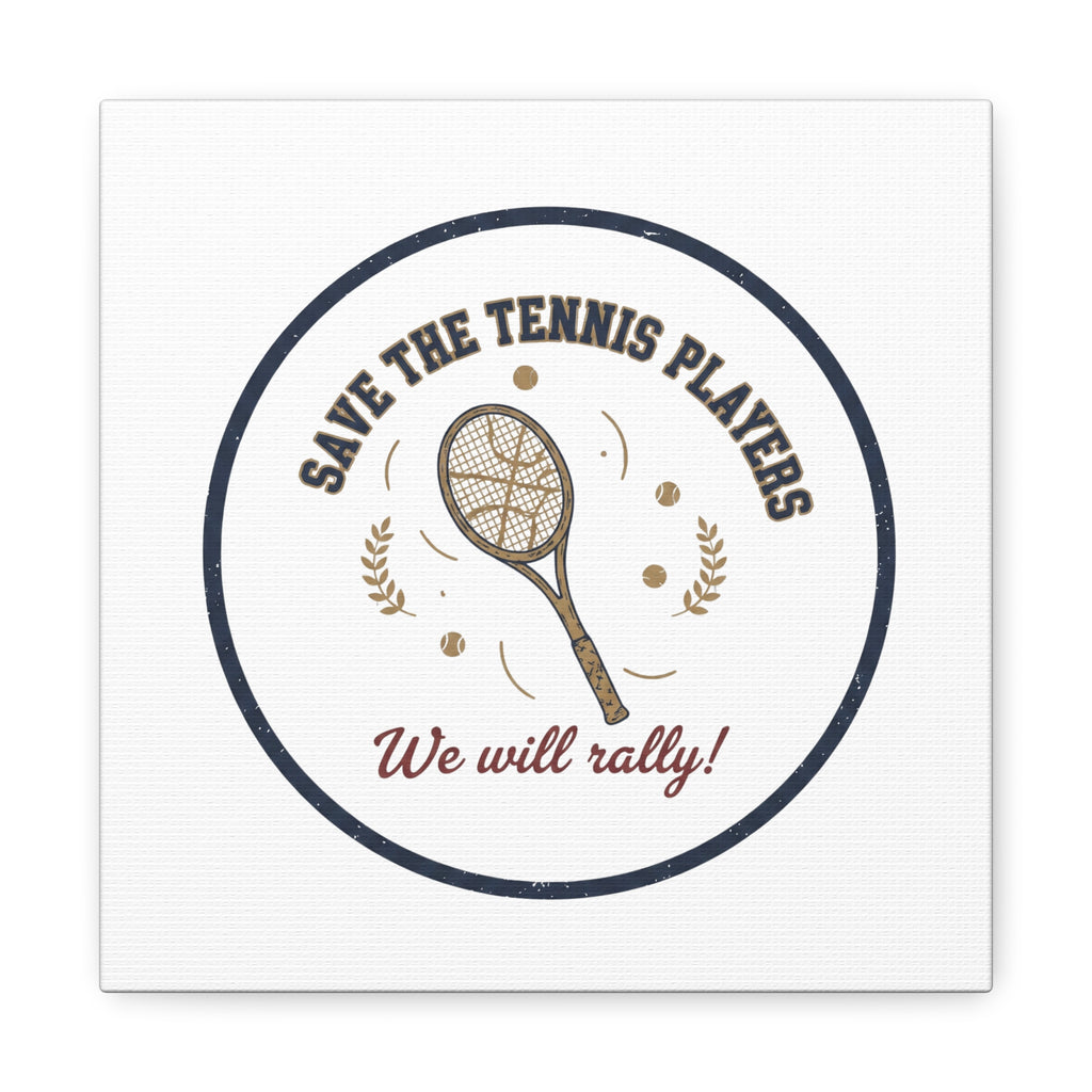 Save the Tennis Players Canvas | Tennis vs Pickleball Meme, Racquet Sport Humor