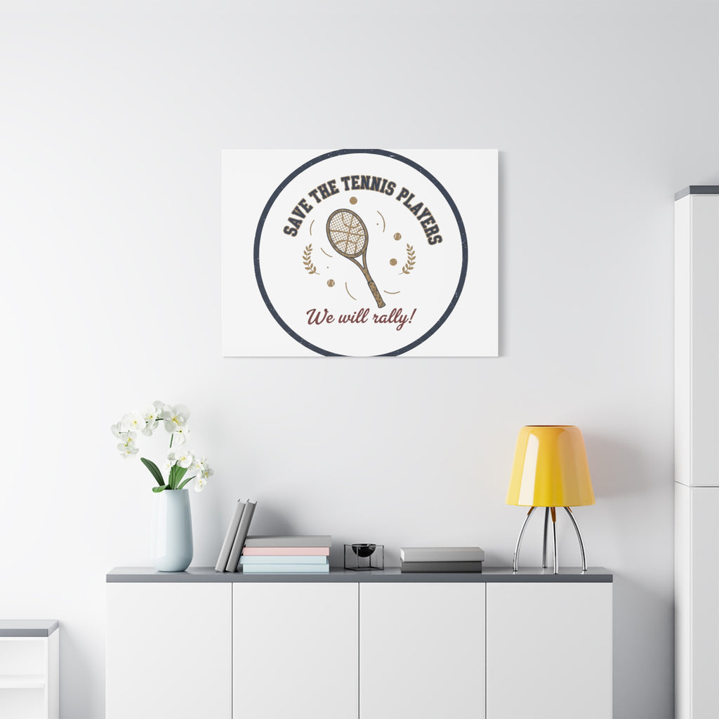 Save the Tennis Players Canvas | Tennis vs Pickleball Meme, Racquet Sport Humor